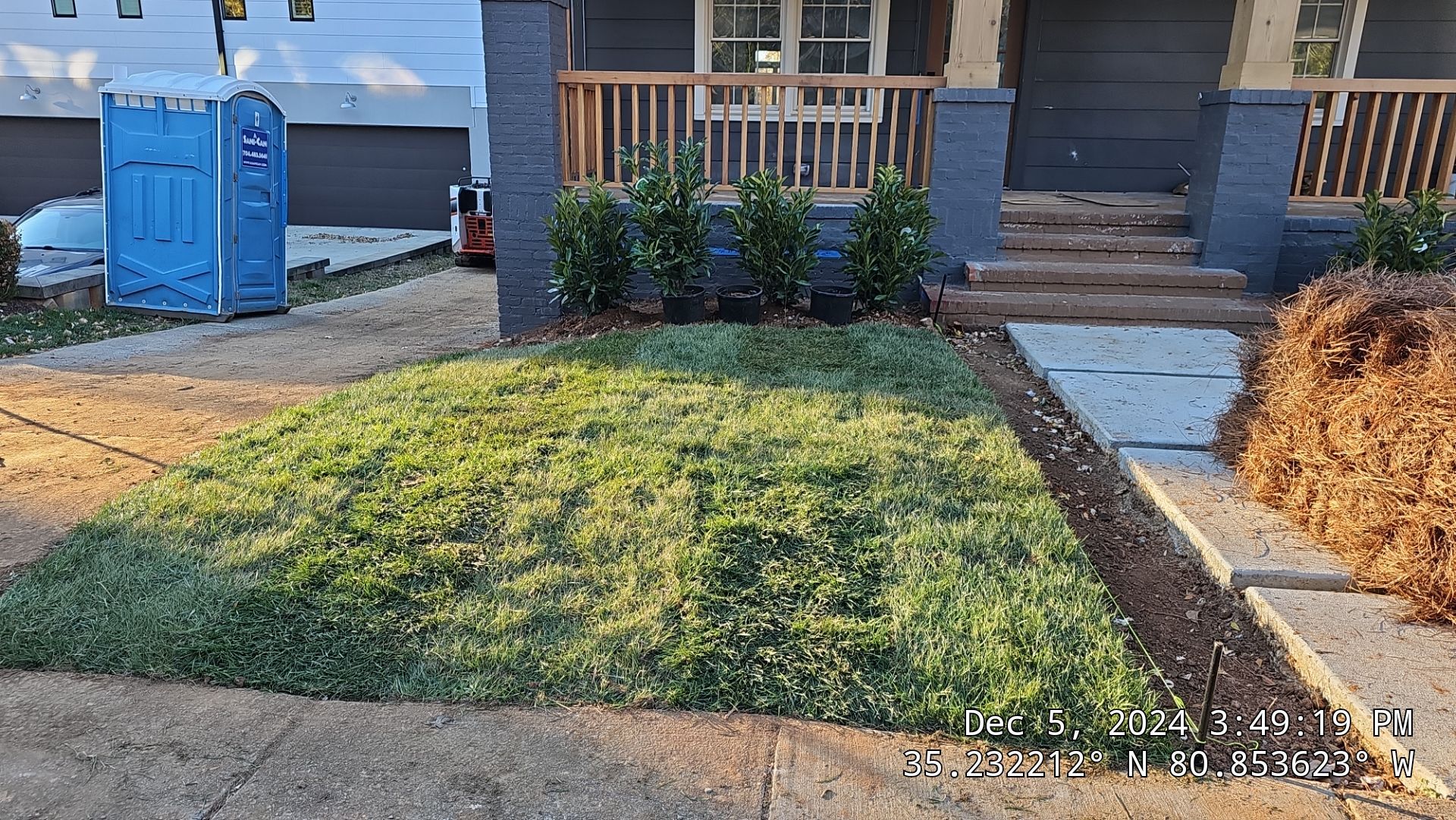 Residential Landscape Project Design/Build - (Custom Builder) by Carolina-Metro Landscape, Inc