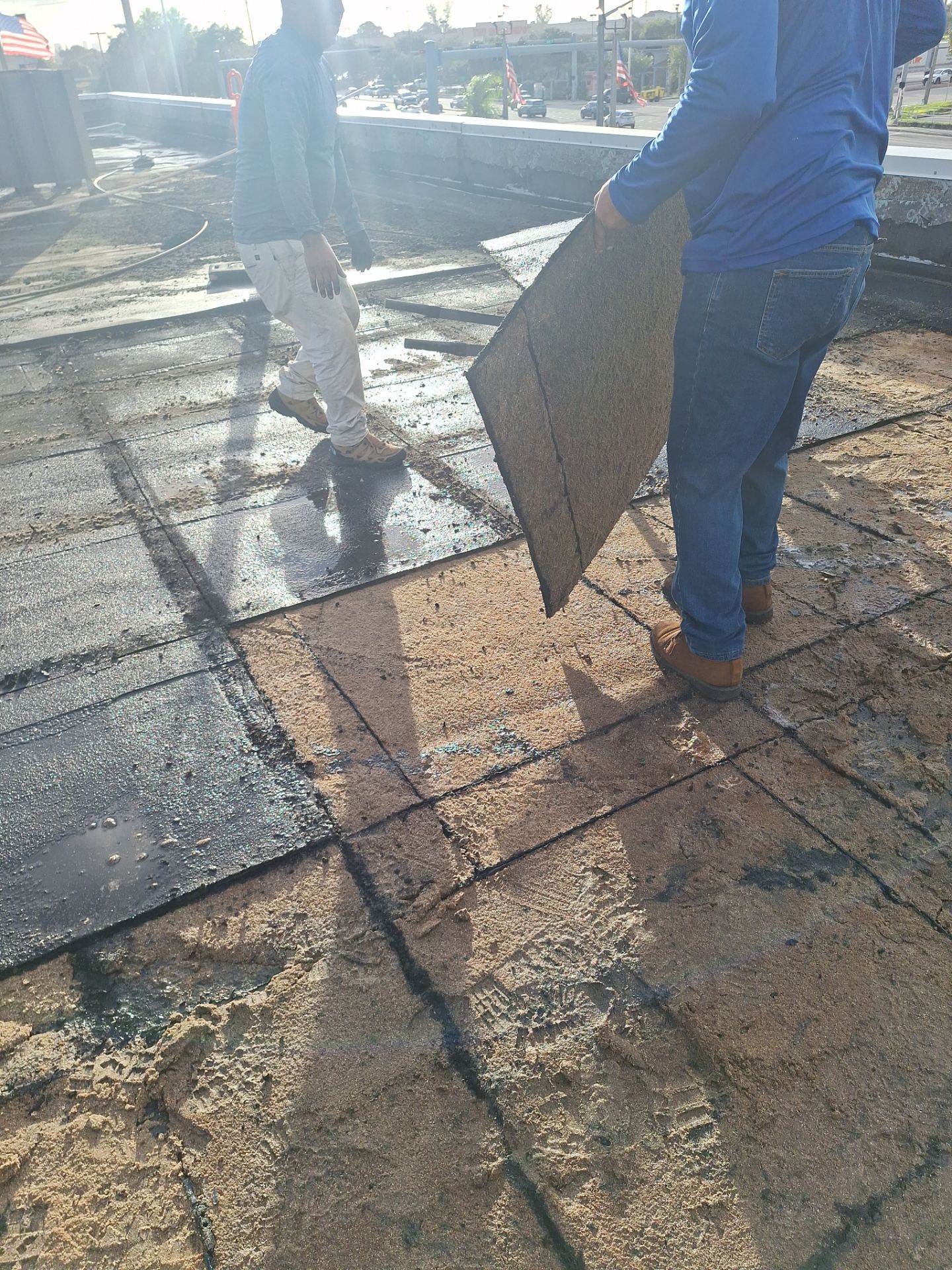 COMMERCIAL REROOF GAF TPO EVERGUARD 60 MIL SMOOTH WITH 1-1/2" INSULATION by Earl W. Johnston Roofing
