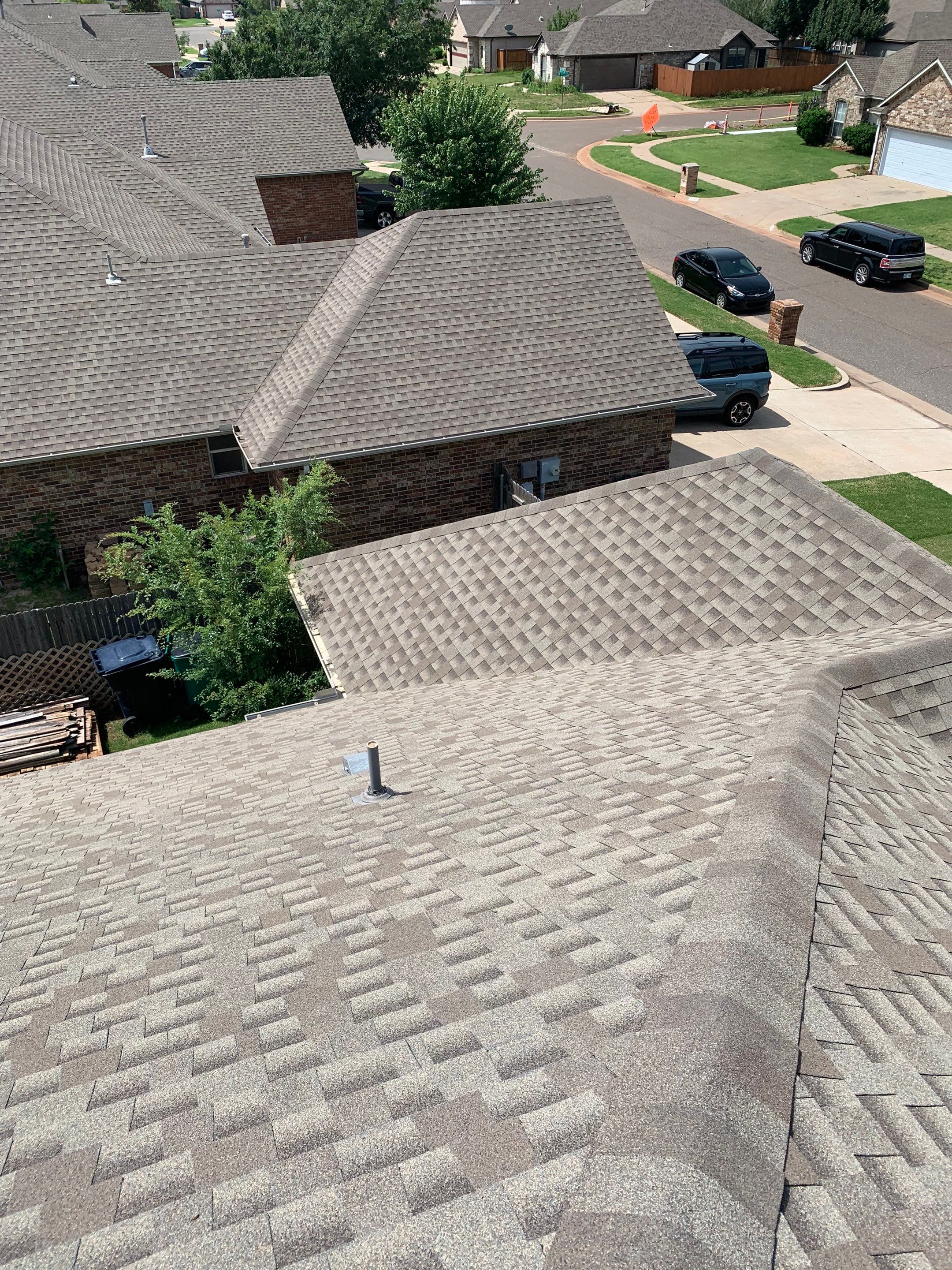 Reroof using GAF HDZ in Charcoal by Castillo Roofing