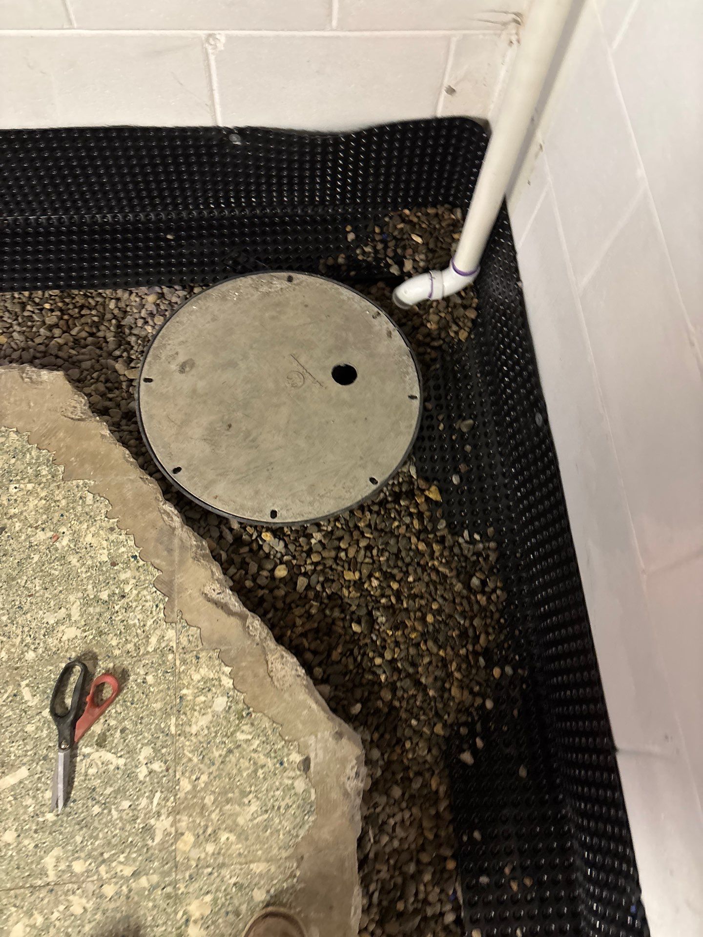 Drain Tile in Roseville for Carston by Waterproofing Northeast