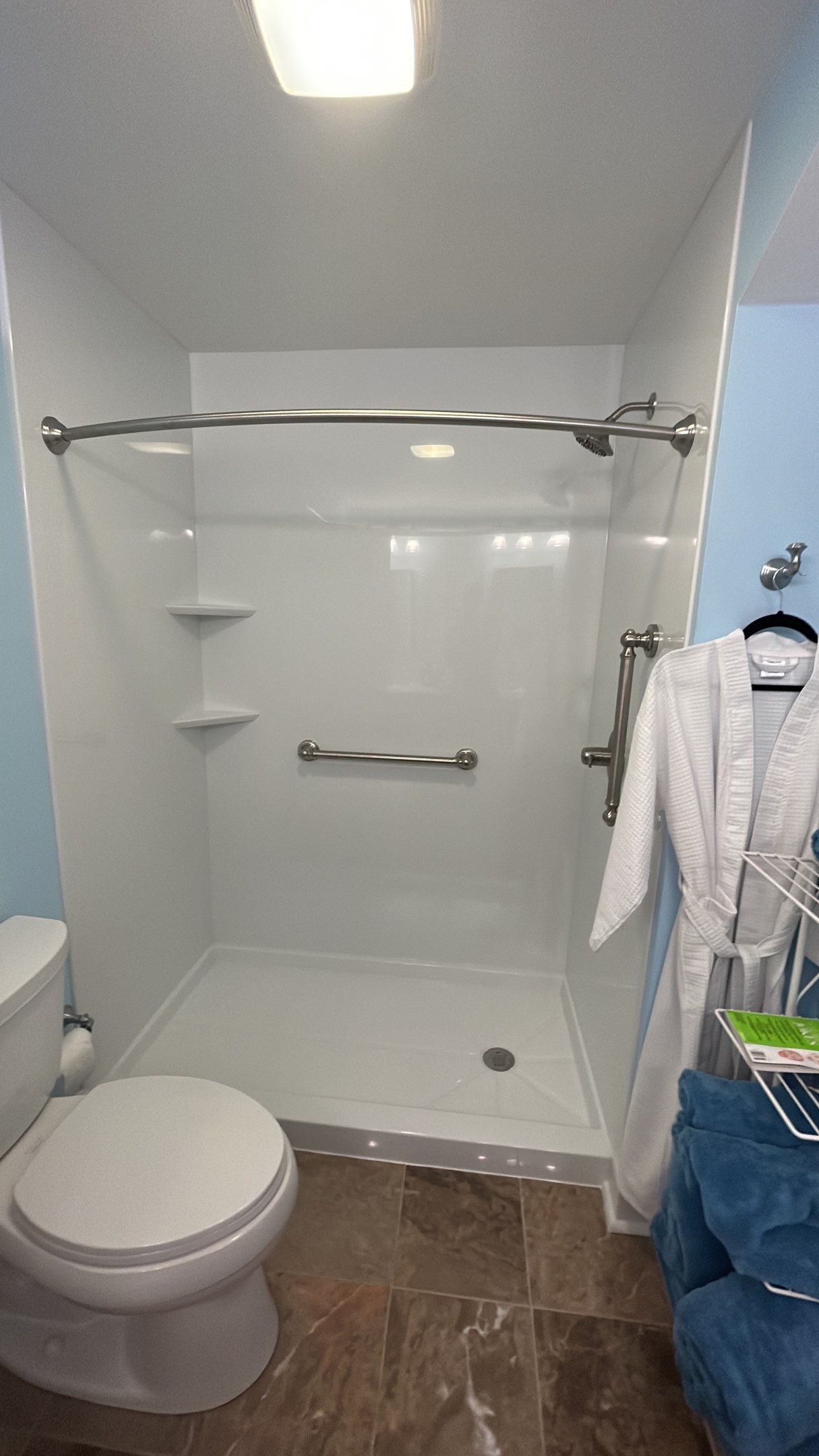 Shower with Shower Rod by BathPlanet SW Virginia