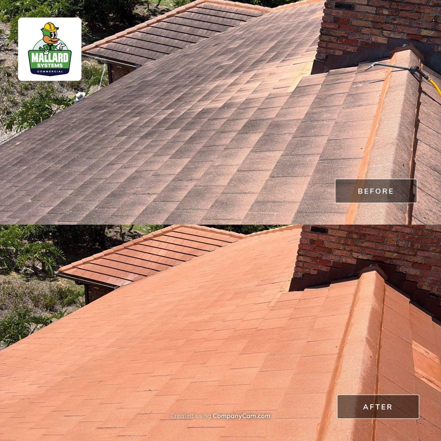 Tile Roof Cleaning and Exterior House Wash in Windermere by Mallard Systems