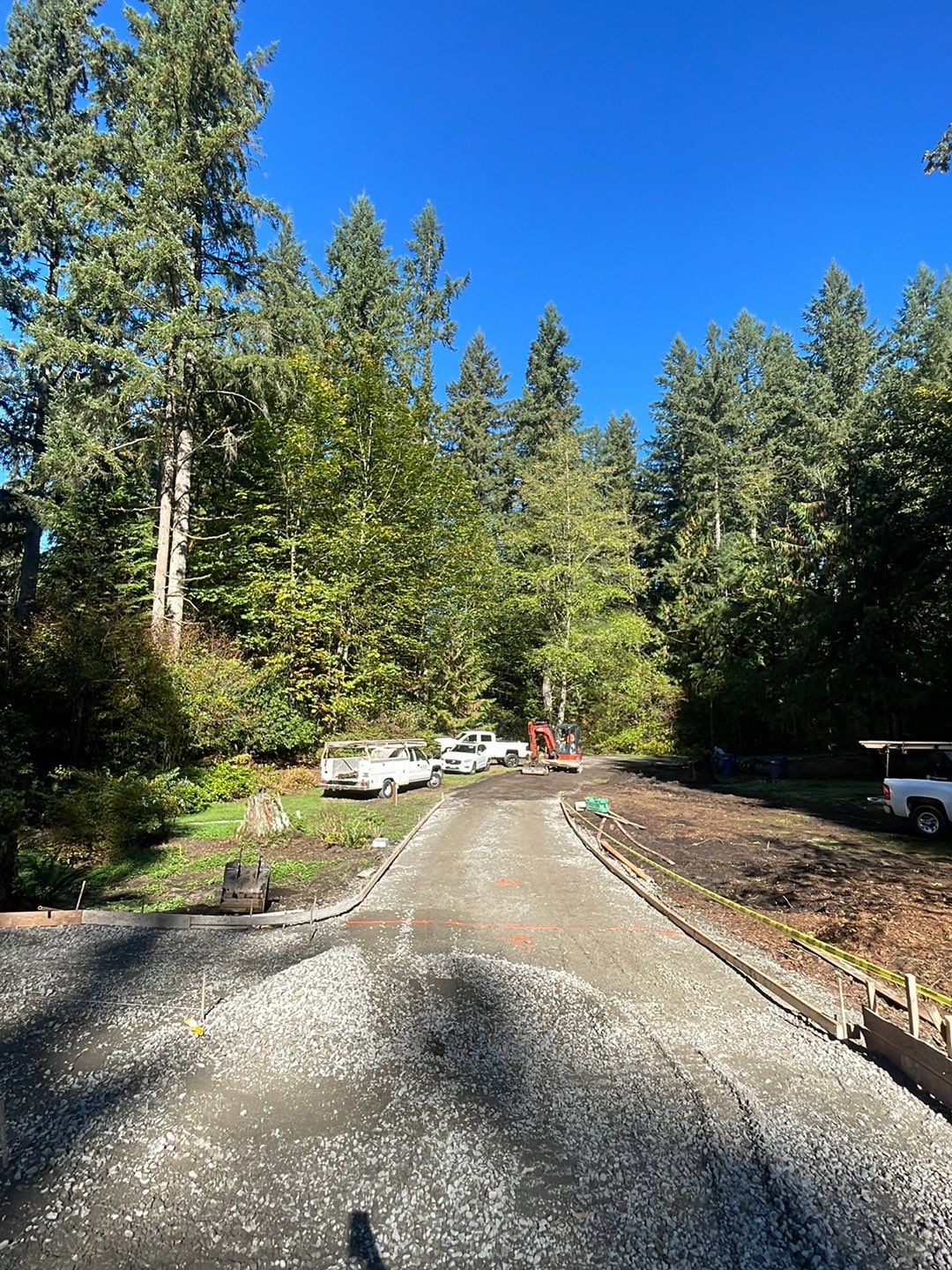 Pia | Custom Concrete Driveway, Walkway & Floating Steps by Jireh Asphalt & Concrete Inc 