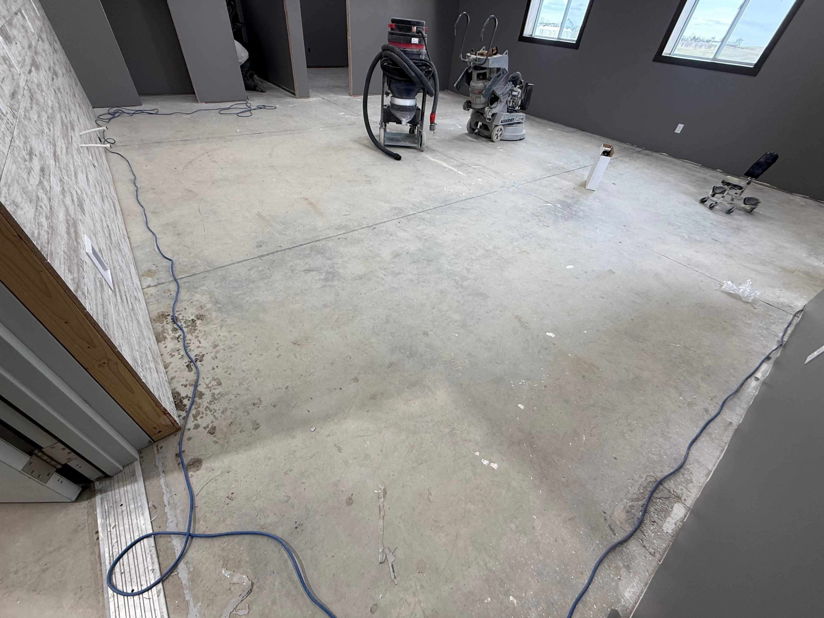 Nightfall Flake Floor Coating Installation in Draper by Select Painting, Coatings & Garage Cabinets