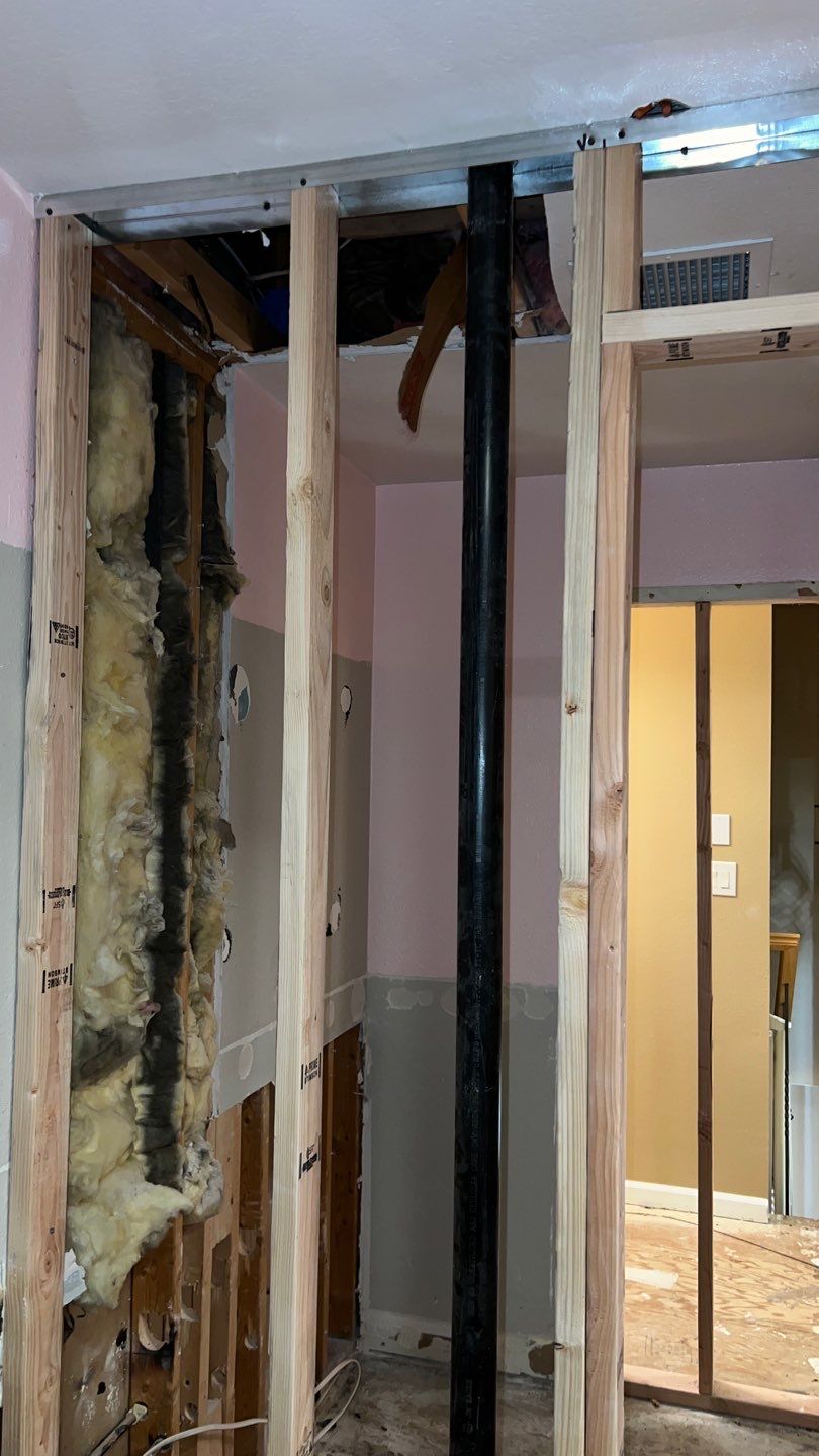 Two Bathroom Remodel  by Plumbing Connect Systems LLC
