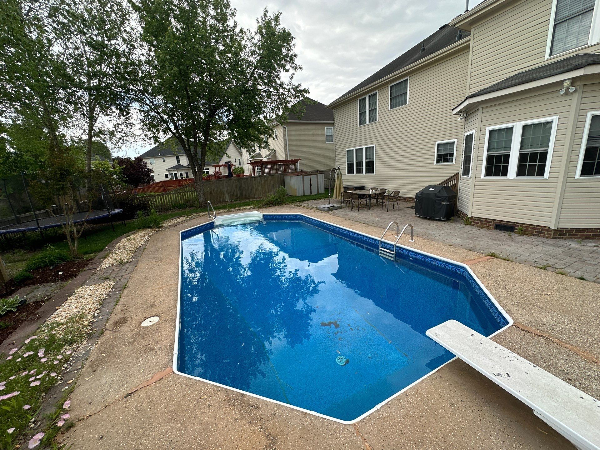 Project in Virginia Beach by Sam The Concrete Man Virginia Beach