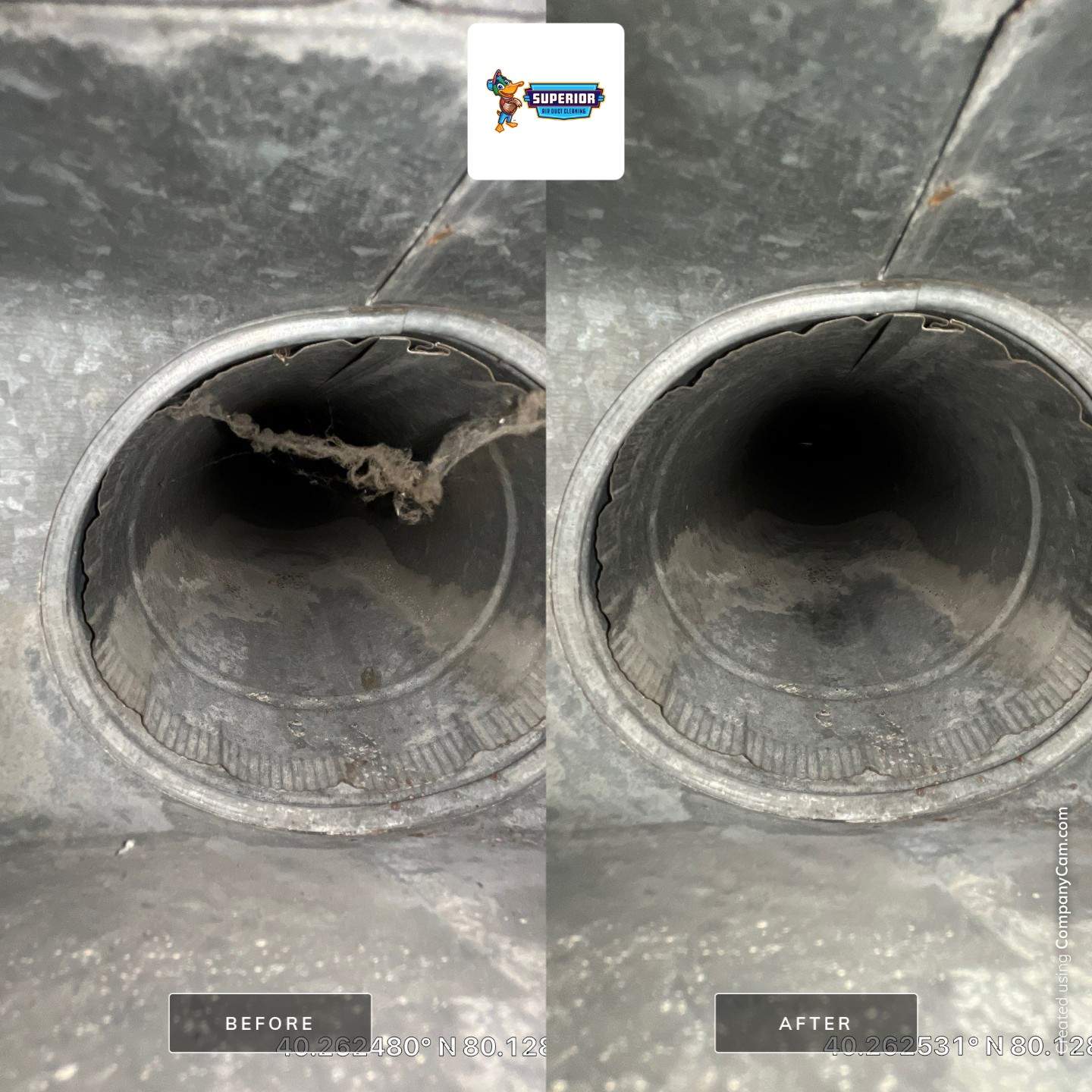 Air Duct Cleaning With a Vacuum Truck in Canonsburg, PA by Superior Air Duct Cleaning