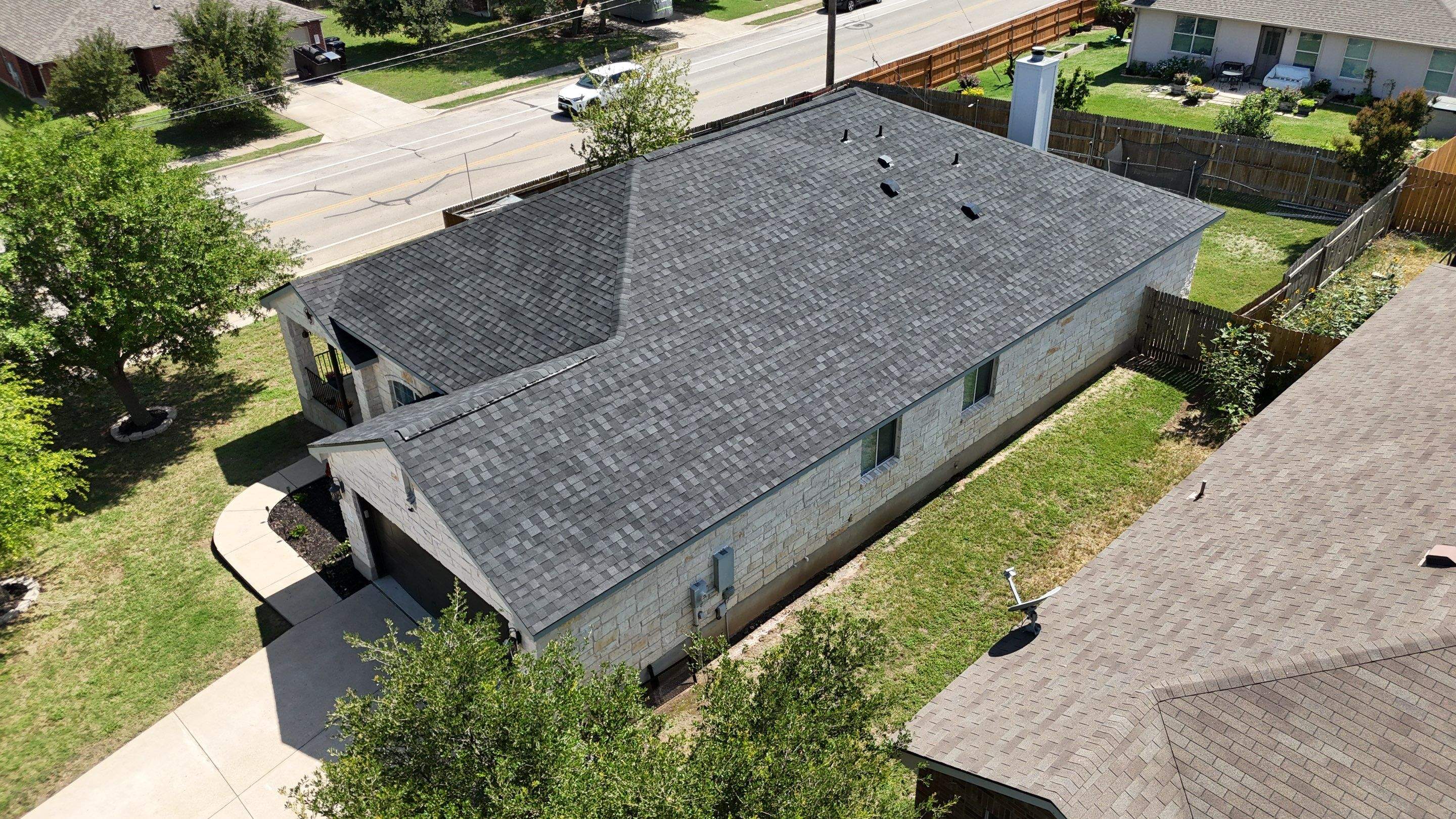 Granite Black Shingles by Perennial Roofing 