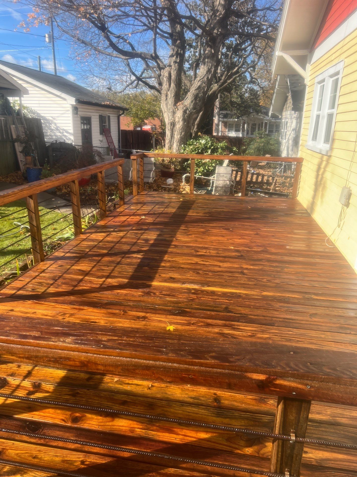 Weathered Deck using Wood Sealant by DuraSeal