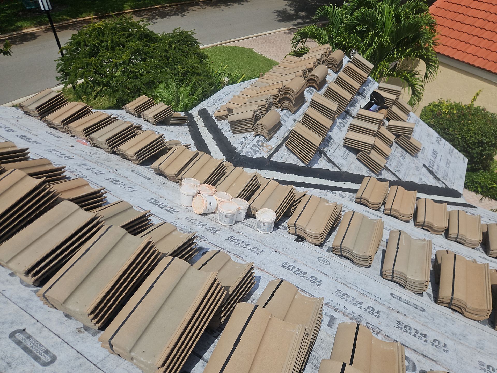 Residential Roofing Installation using Eagle Roofing Tile by BLUES BROTHERS ROOFING