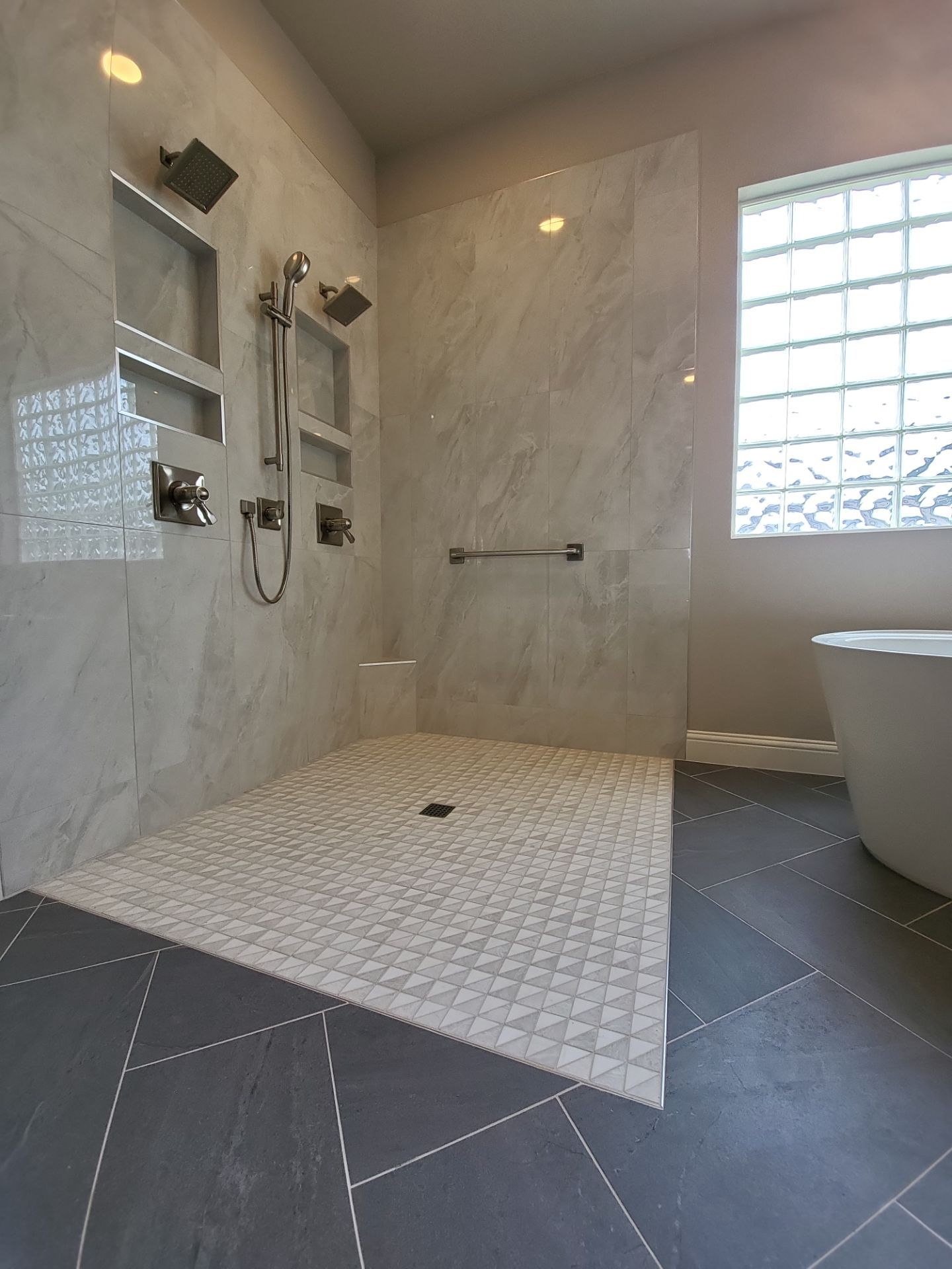 Helotes Bathroom Remodel with Freestanding Tub and Walk-In Shower by Legacy Bath and Kitchen 