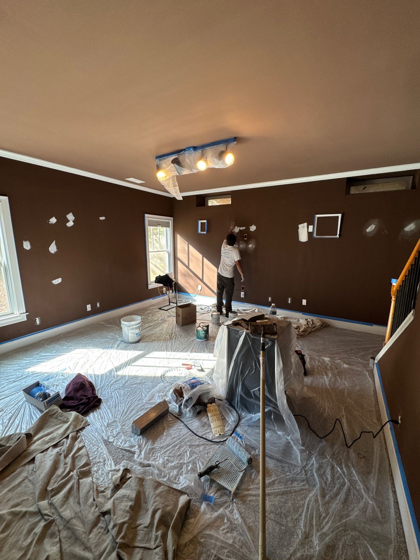 Basement Transformation in Decatur by Atlanta's Paint Doctor