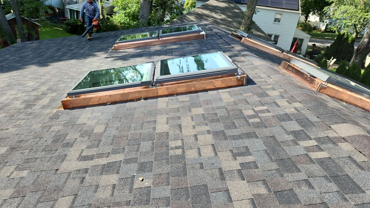 Residential Roofing Installation using Owens Corning TruDefinition Duration Designer - Black Sable by A Plus Exterior
