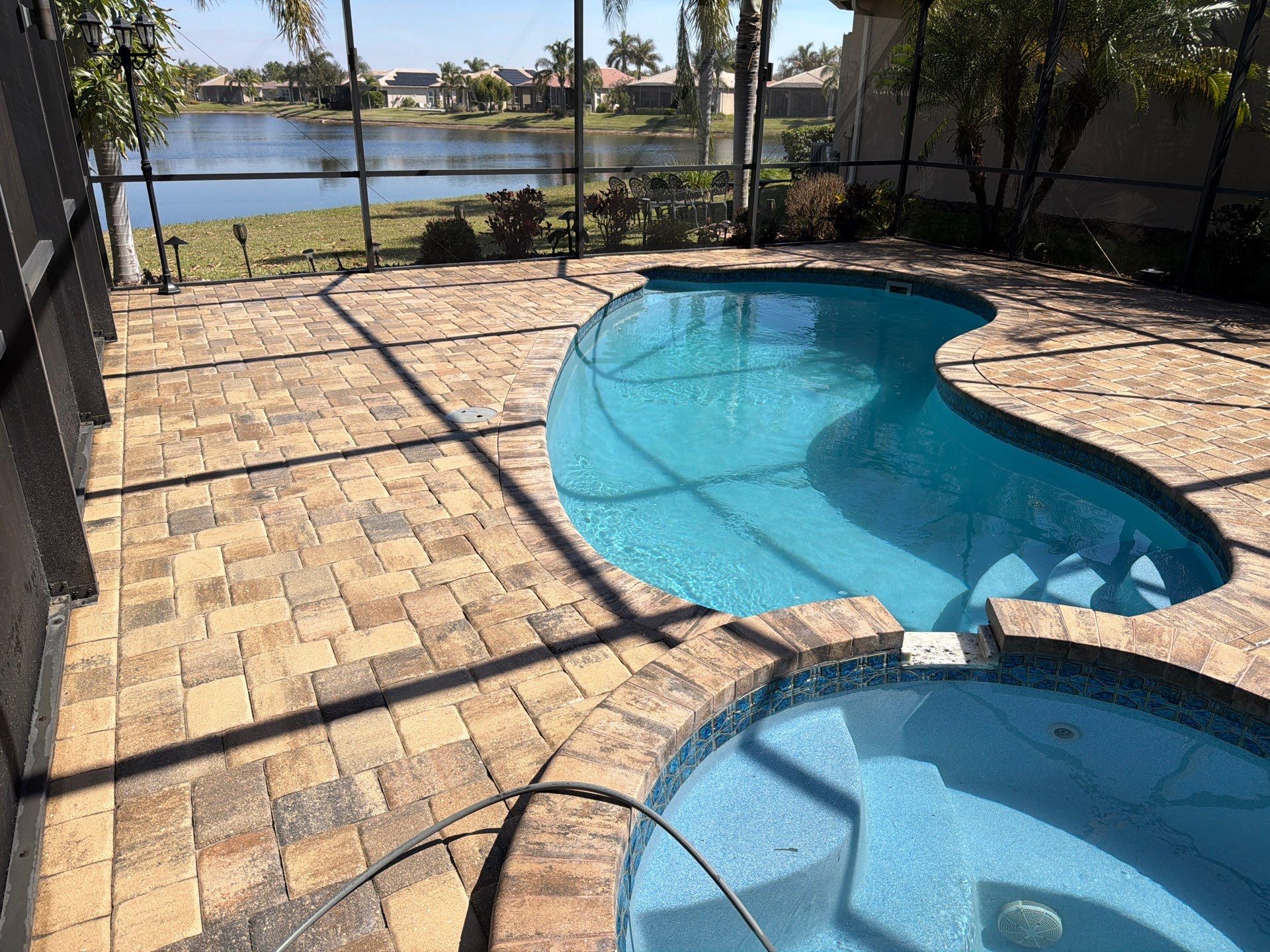 Valencia Lakes Pool Deck Paver Sealing and Restoration by Supreme Paver Experts