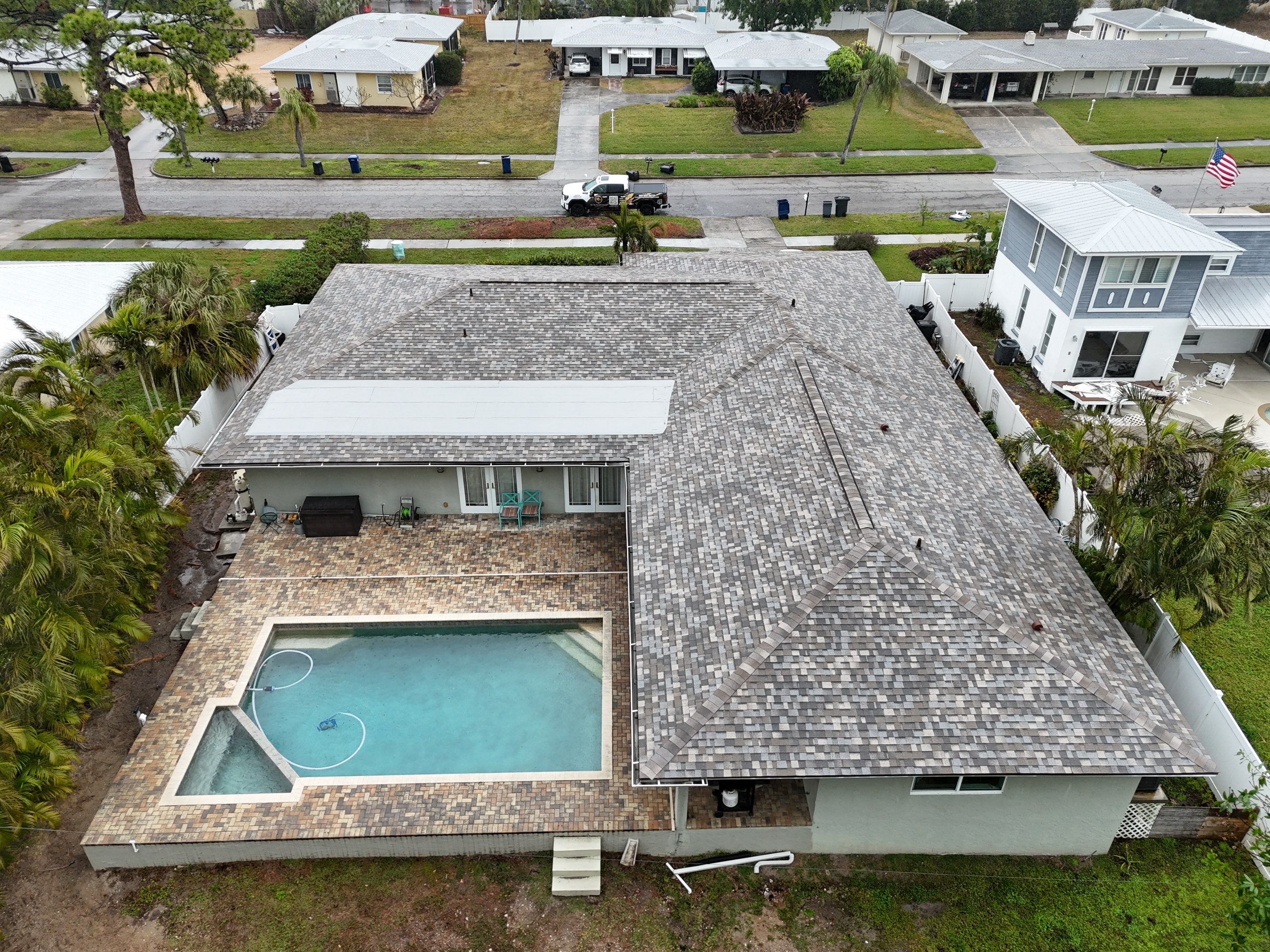 Roof Replacement in Sarasota FL. by Steadfast Roofing 