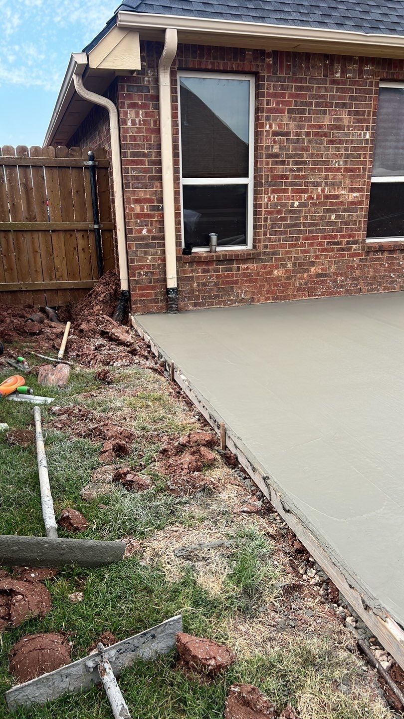 Concrete and Drainage using Concrete by Clays Services Inc
