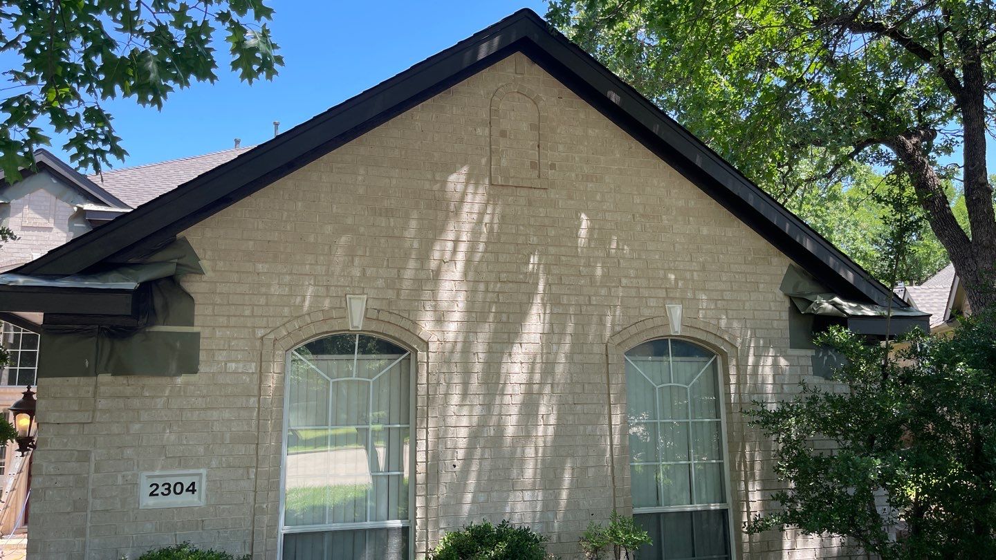Full Exterior Remodel (Roofing, painting, Gutters) & Interior Damage Repair & Painting by First United Roofing & Construction