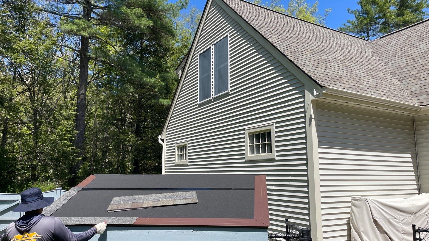 Veterans Helping Veterans – Full Roof Transformation with Owens Corning Driftwood! by Sensible Home Solutions