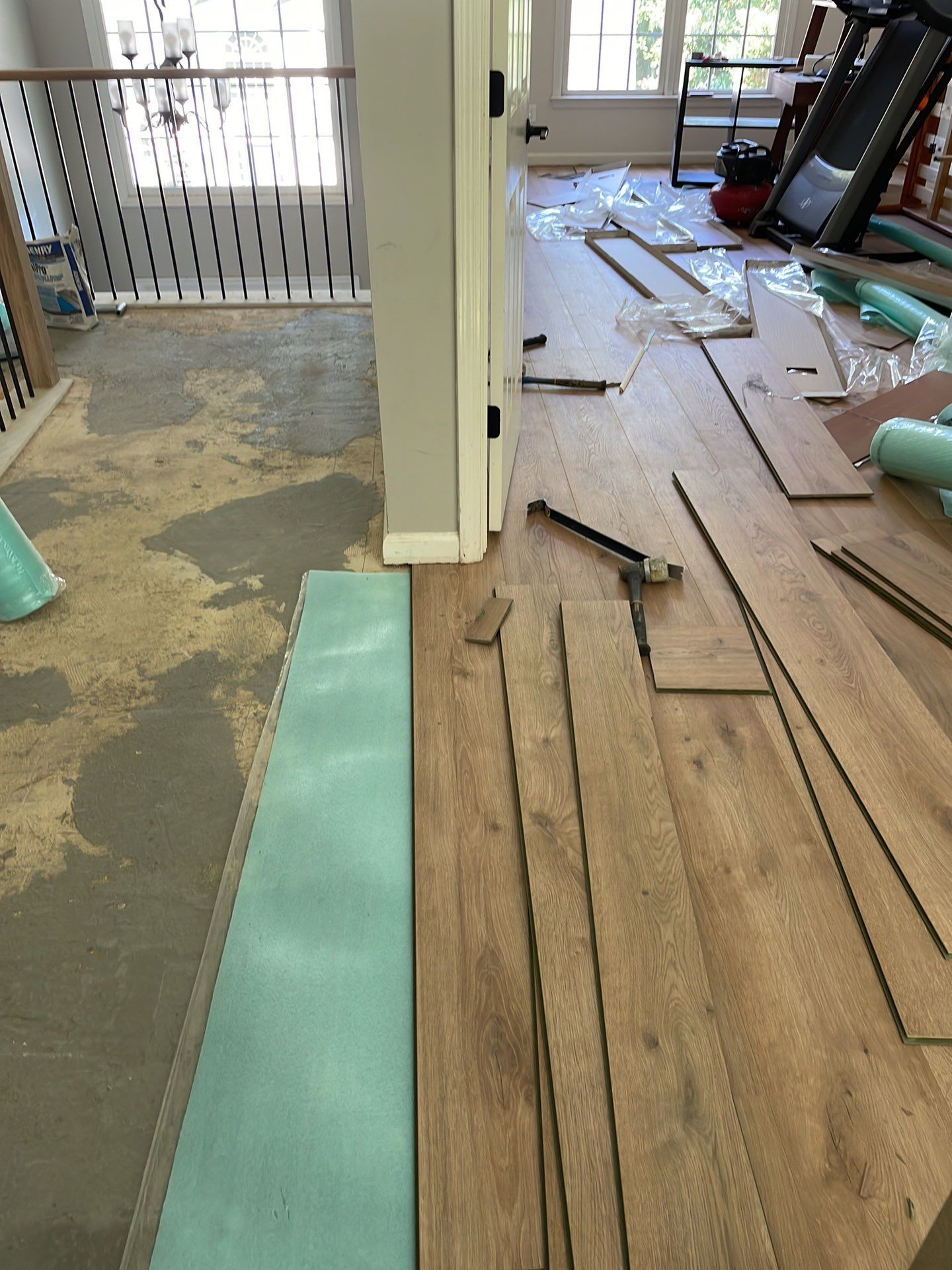 Entire House - Laminate install by Footprints Floors of East Atlanta