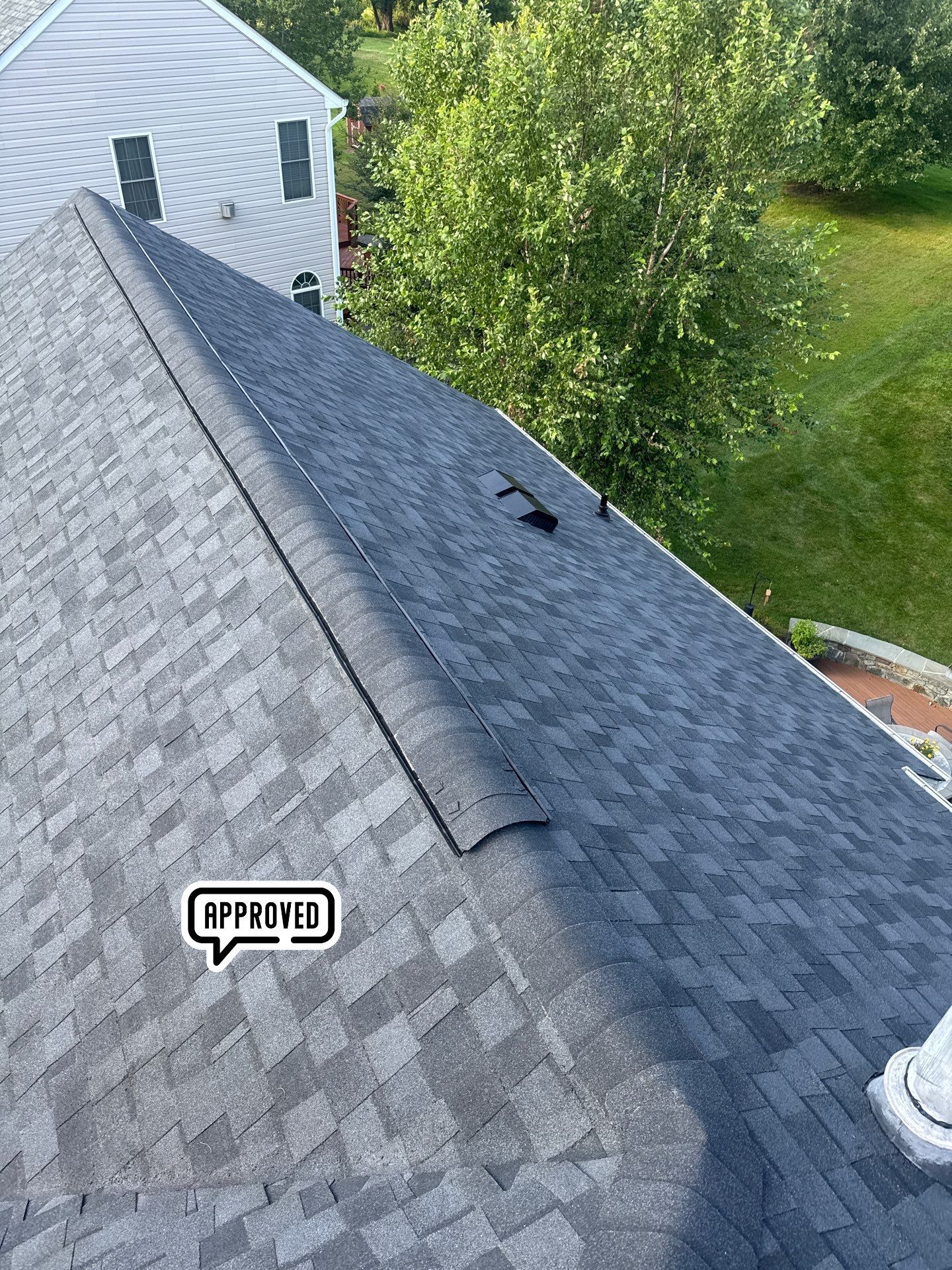 New Shingle Roof & New Gutters and downspouts with covers by Alpha Design Services