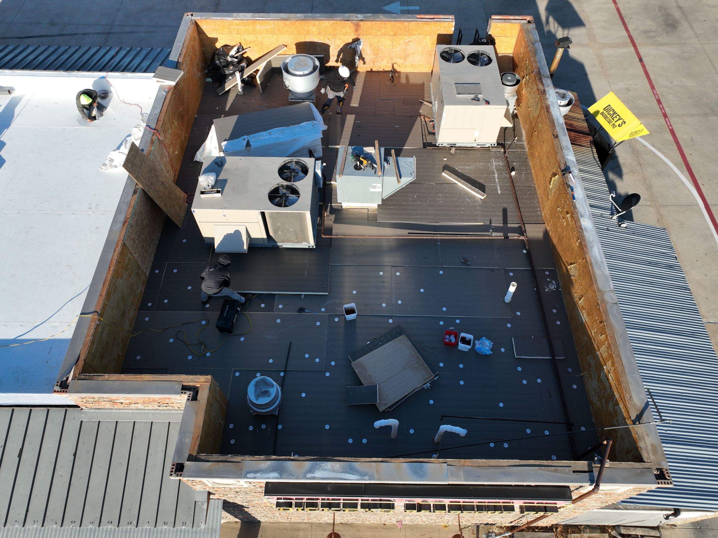 TPO Commercial Roofing Installation by 3:16 Roofing and Construction