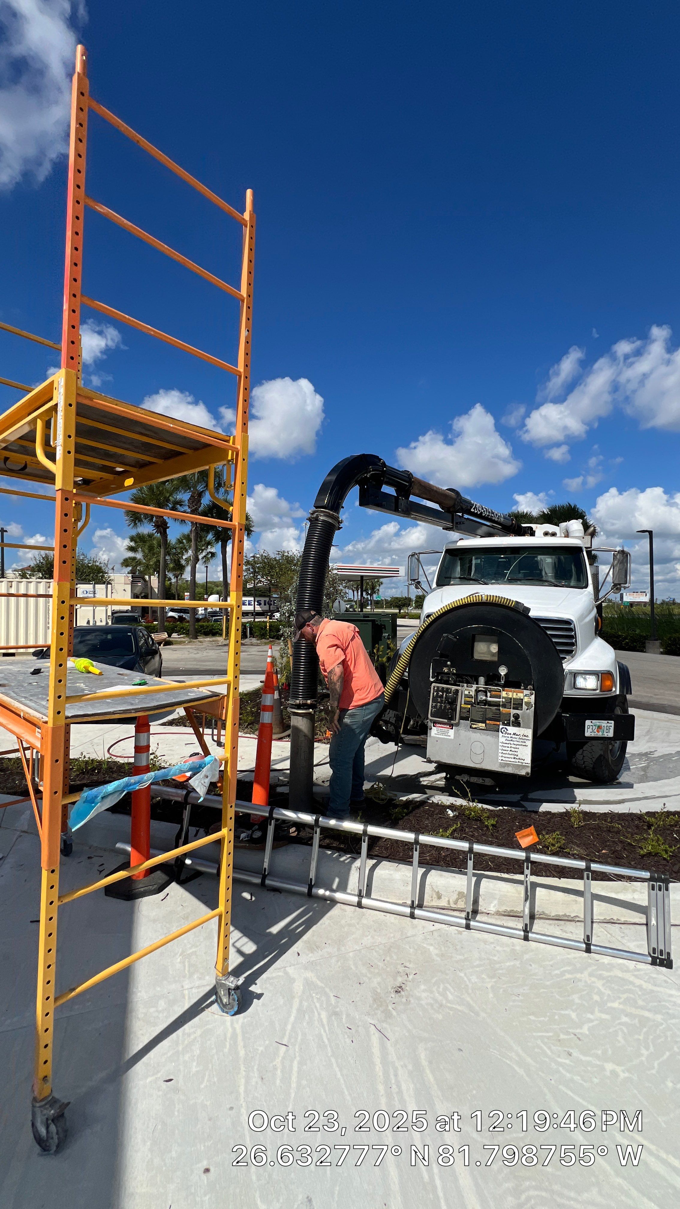 Coffee Rush Fort Myers with PRS by Don Mar, Inc. Storm Water Solutions