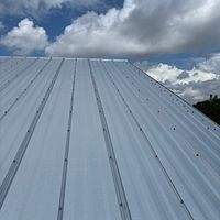 24ga 5V Crimp Mill Finish by Total Roofing System The Metal Roof Experts