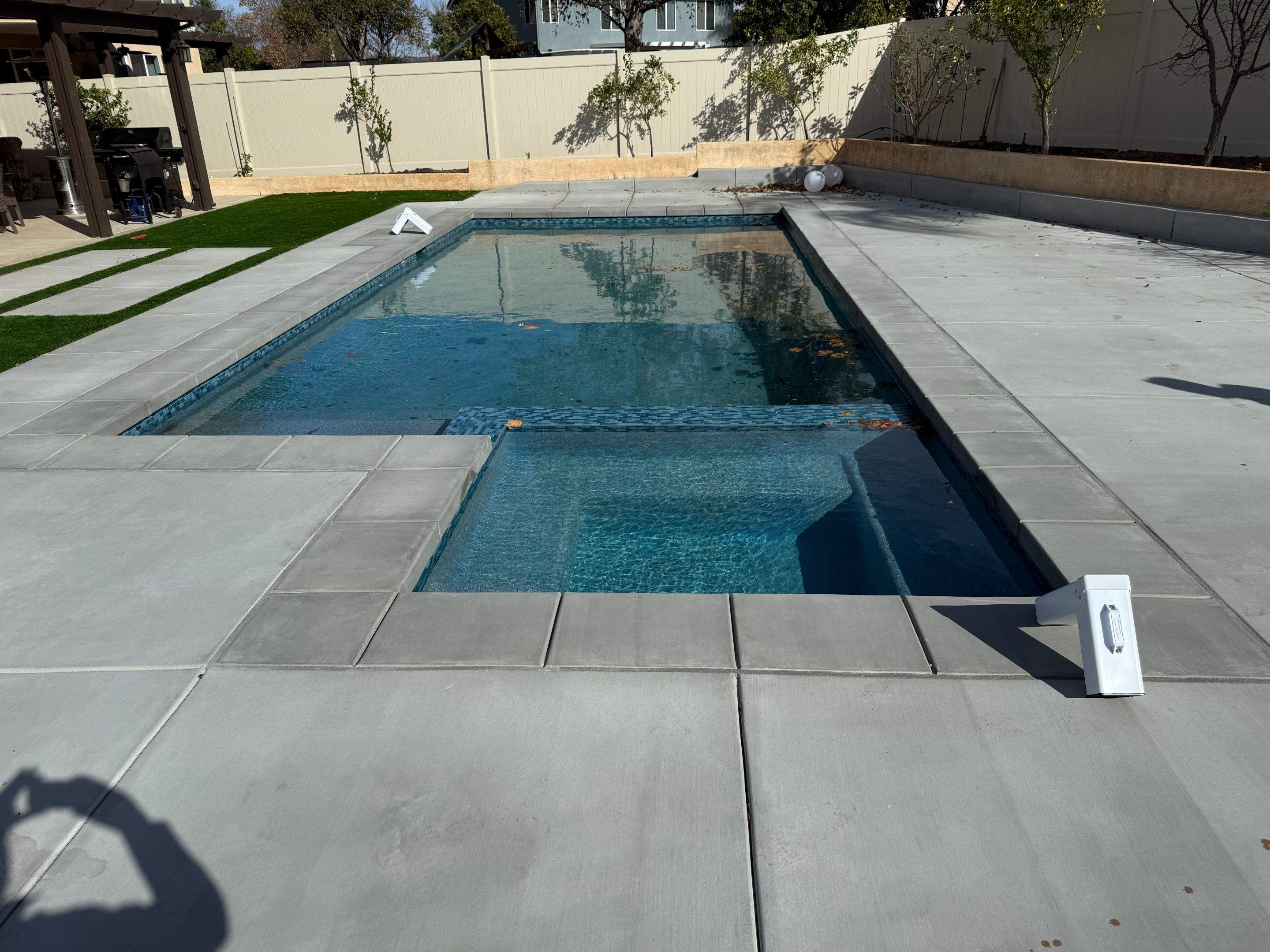 Pool and spa clean and level by Premier Pools and Spas Temecula