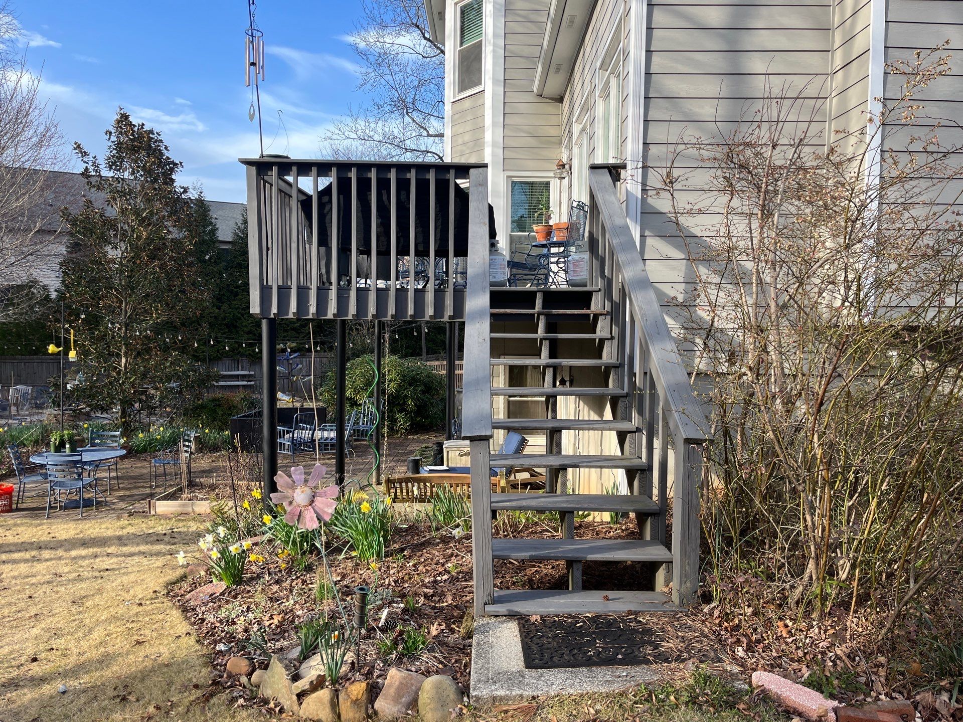 Trex Deck Build and Under Deck Install in Peachtree Corners, GA by Nelson Exteriors 