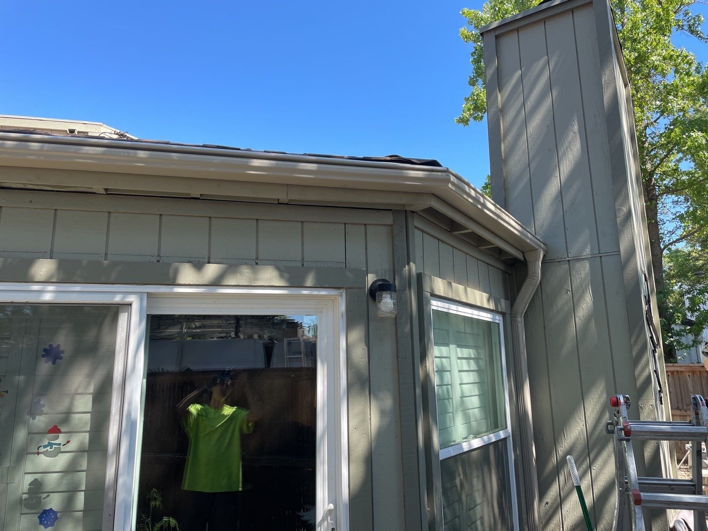 Gutter Installation using Englert LeafGuard Gutters by Byers Enterprises 