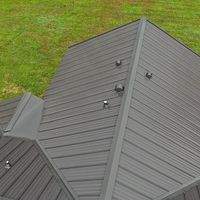 24ga 1" Nail-Strip Dark Bronze  by Total Roofing System The Metal Roof Experts