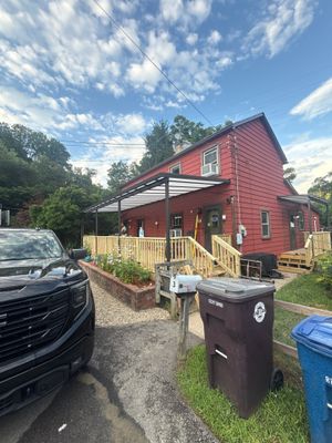 Roof sunspace deck