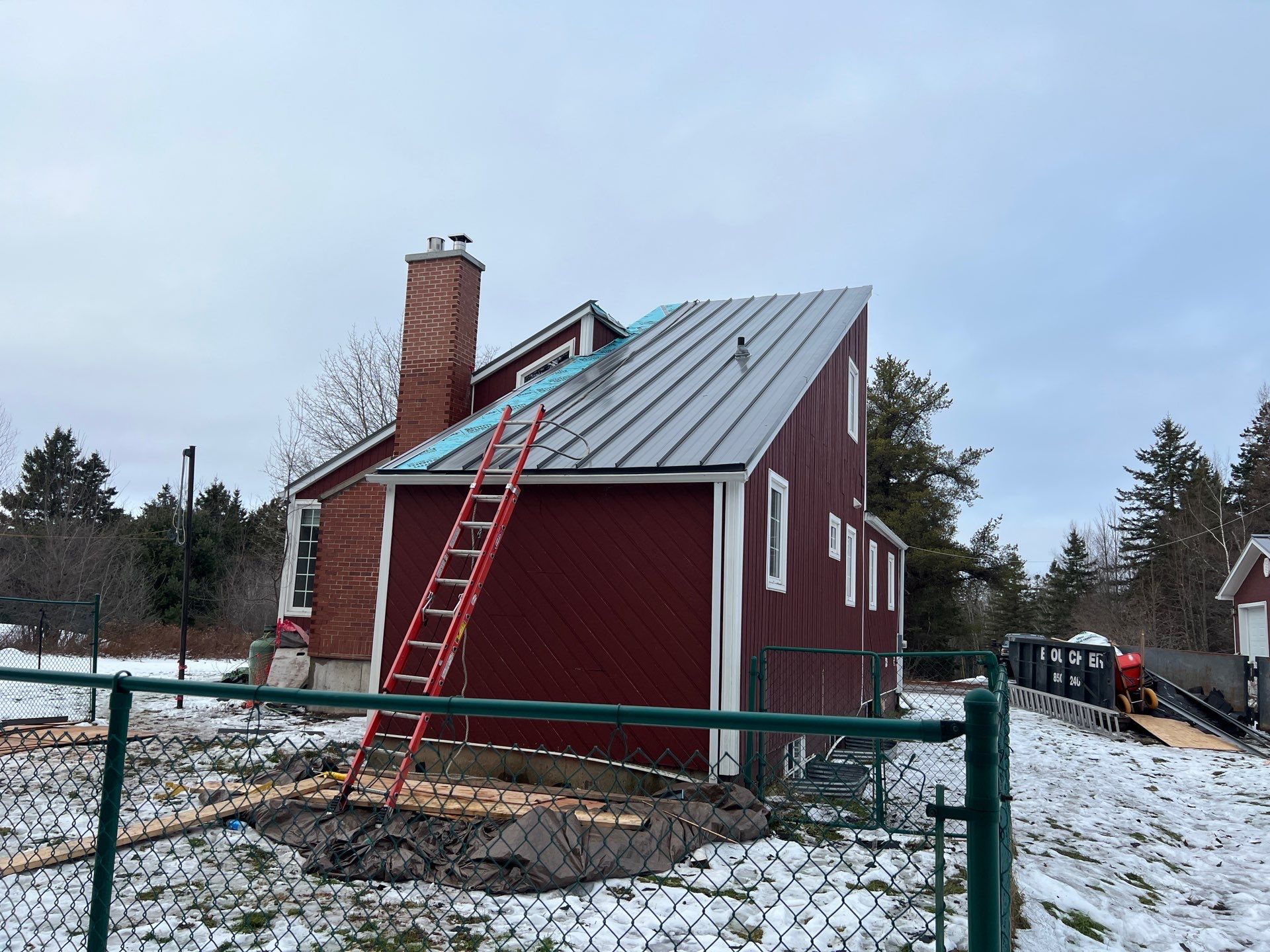 Residential Roofing Installation using Ideal Steel Standing Seam  by Artisan Roofing & Home Improvements Inc.