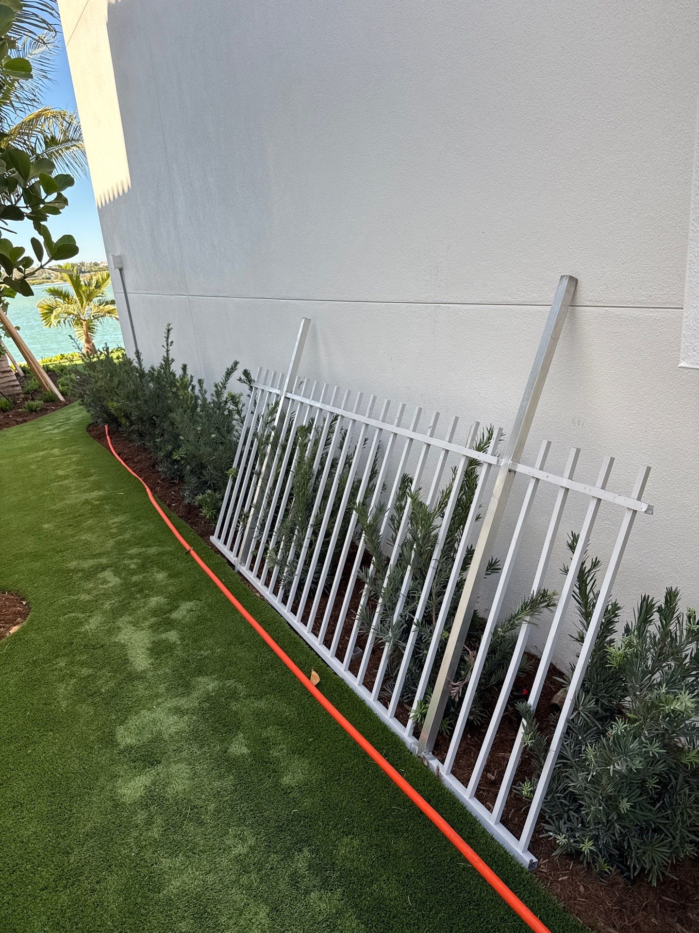 Seamless Aluminum Gutter Installation using black seamless gutters in Sarasota FL by Gutter Professors