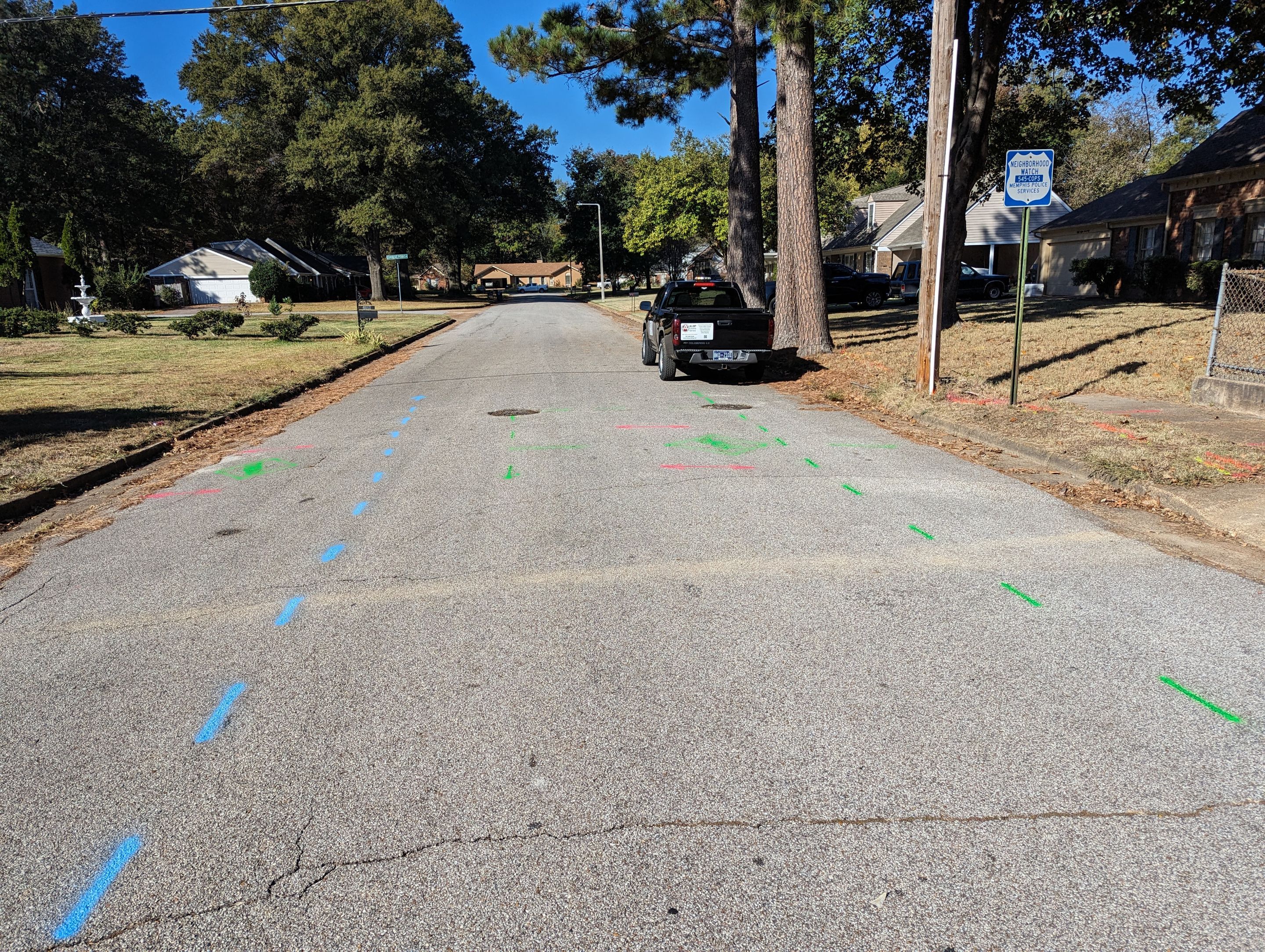 Utility Locating and Verification for Survey Crew by Alsip Locating Service, LLC