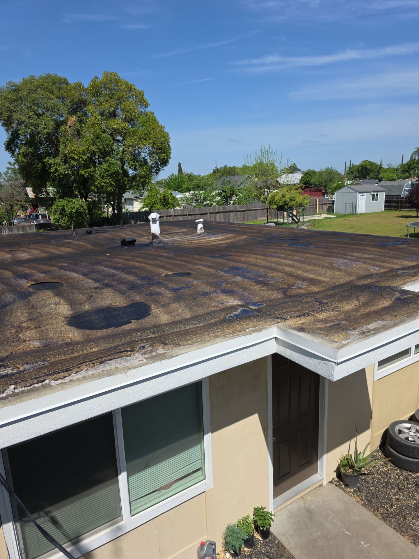 Foam Refurbish using Conklin Benchmark/PUMA XL coatings and spray foam by Straight Edge Roofing Inc