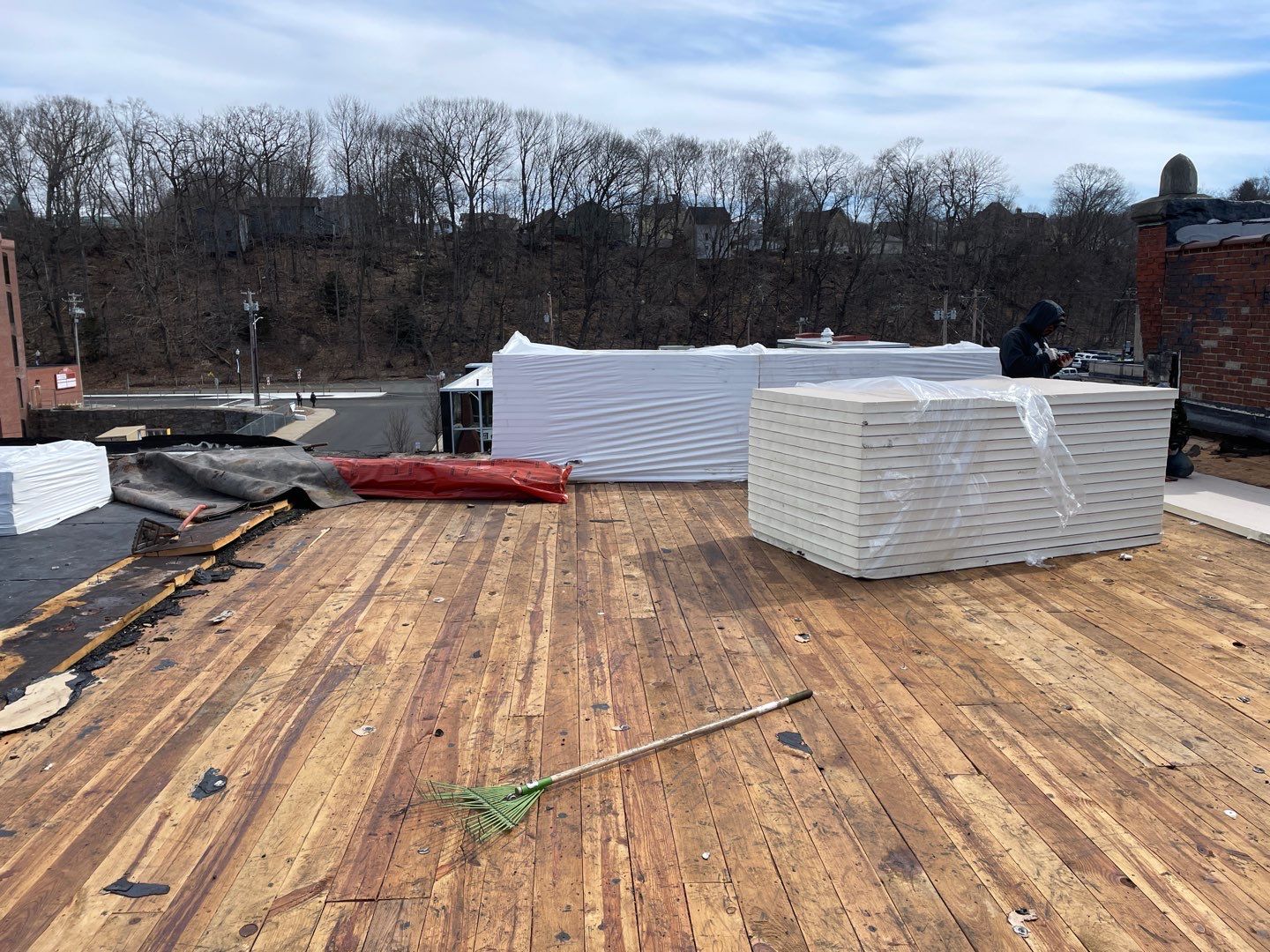 Commercial Roofing Installation using EPDM  by A Plus Exterior