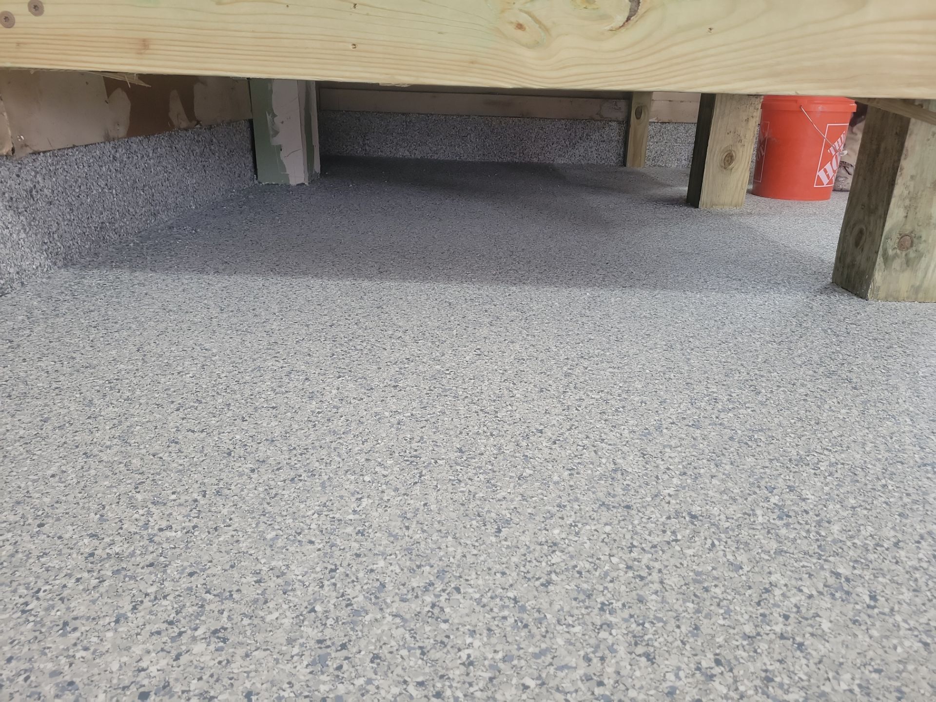 Garage Floor Coated by Spectrum Painting, LLC