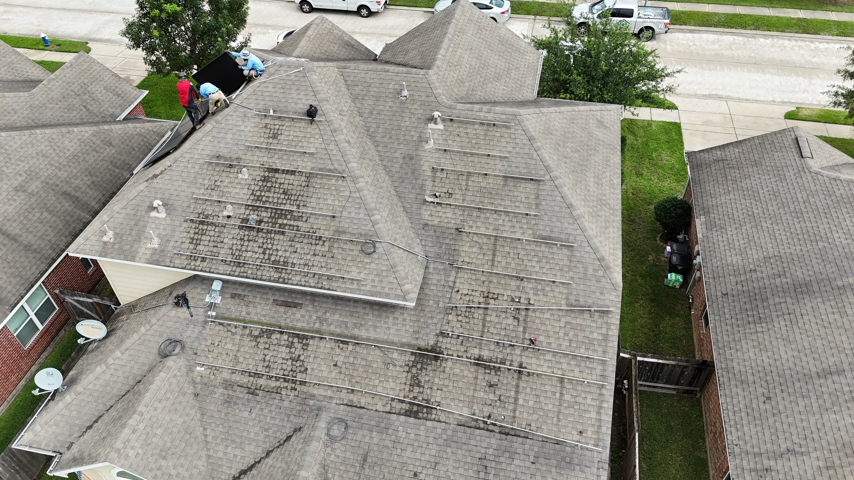Residential Roofing Installation using IKO Dynasty by Core Four Roofing