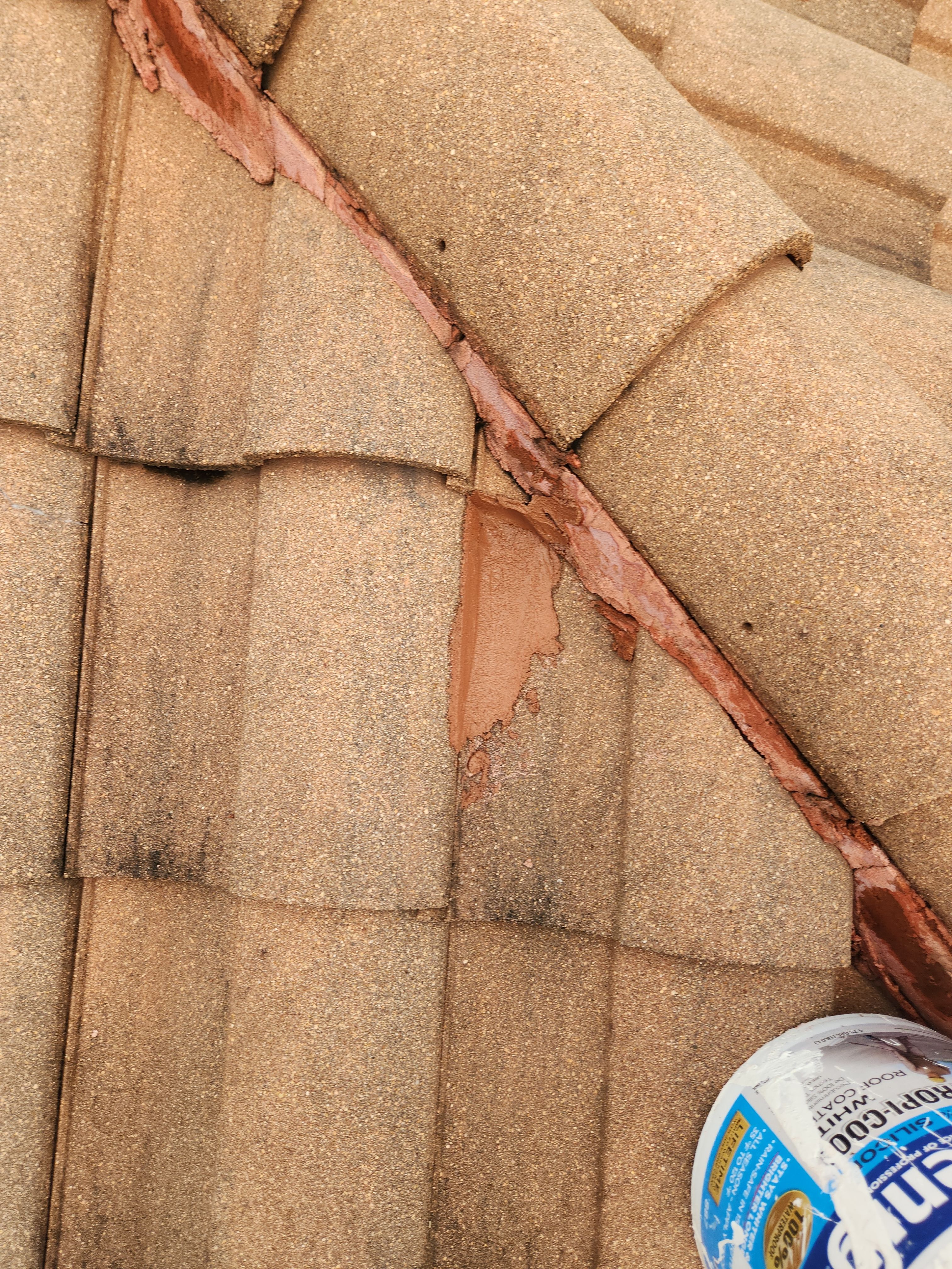 Concrete Tile Roof Repair and Ridge Sealing in Parkland by Aastro Roofing