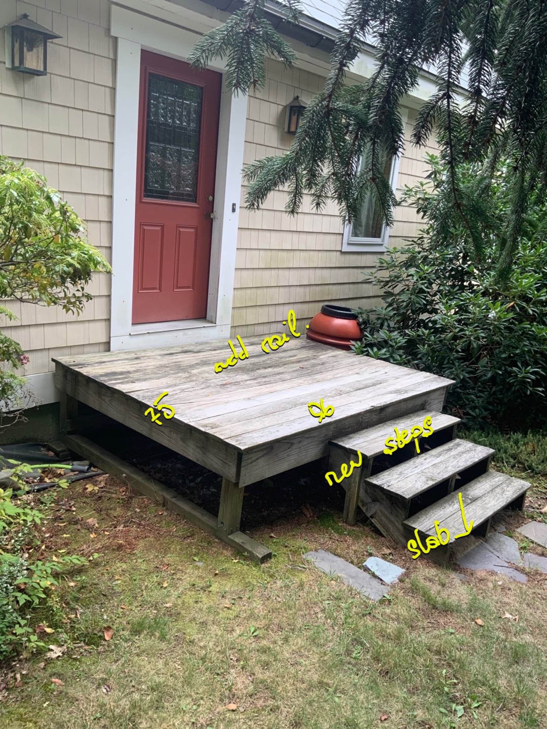 Deck project in Milford, MA by UBrothers Construction