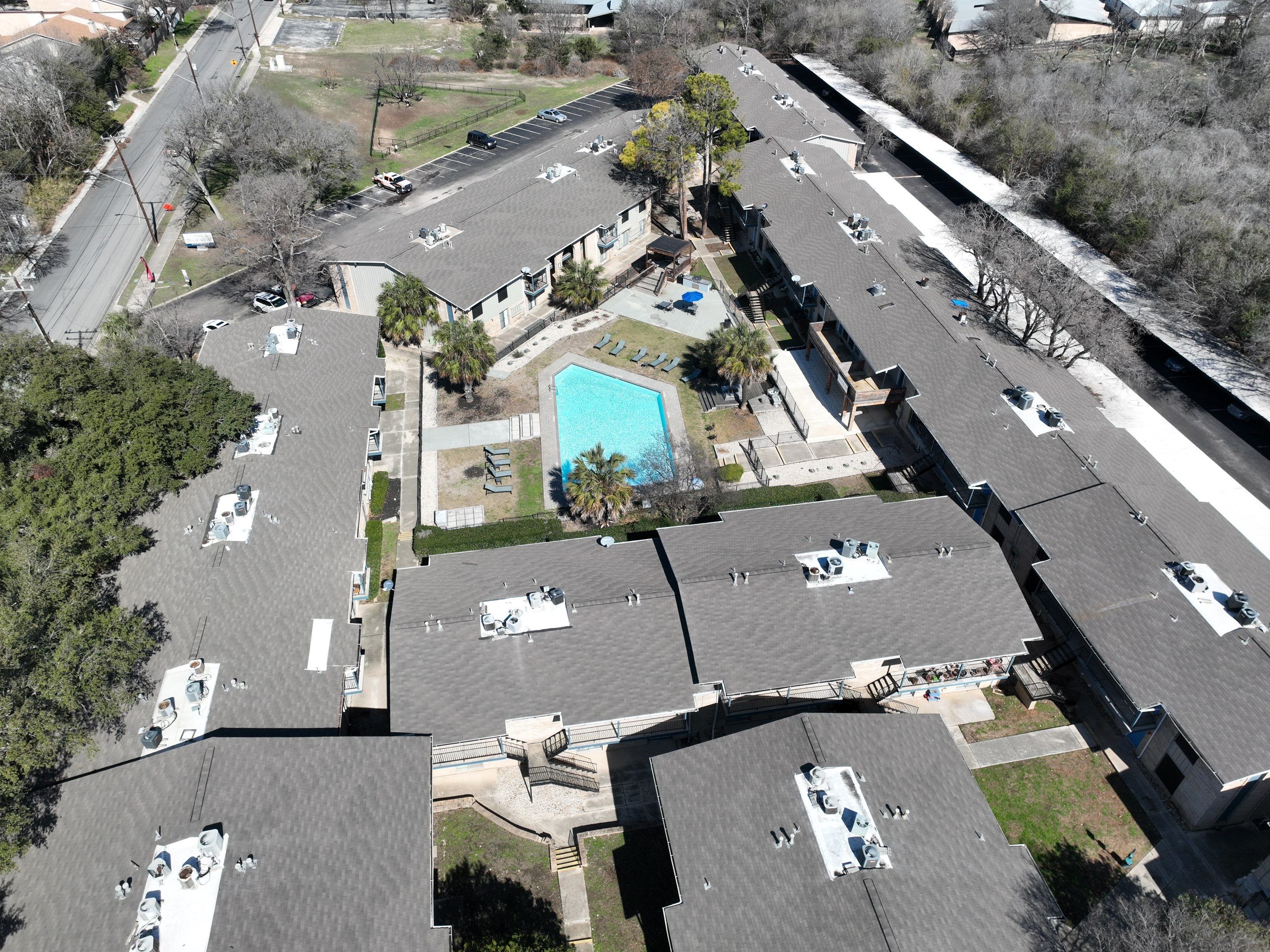 Commercial Roof Inspection using Drone Inspection by Premier Roofing and Contracting