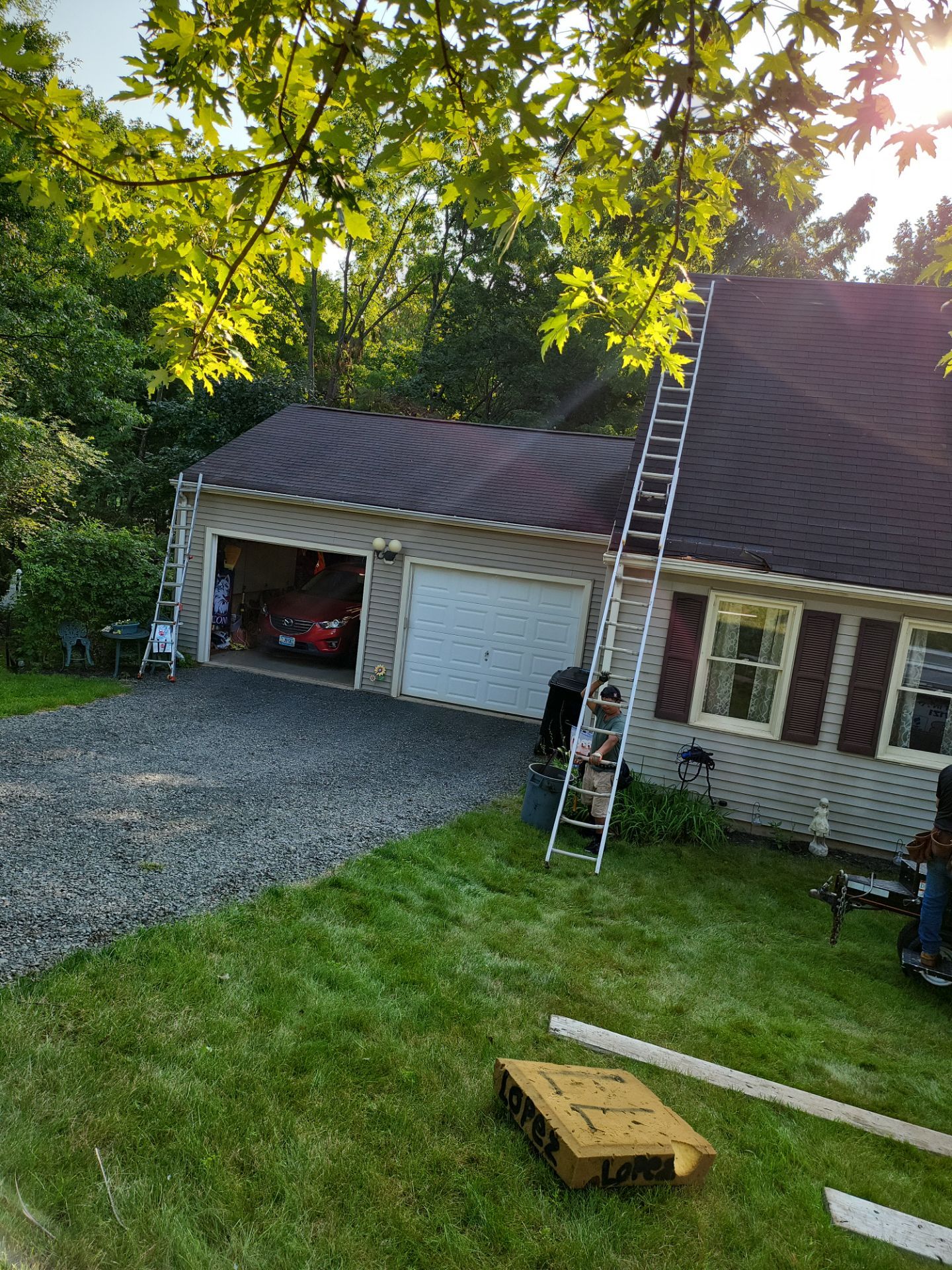 Residential Roofing Installation using Owens Corning TruDefinition Duration AR - Driftwood by A Plus Exterior