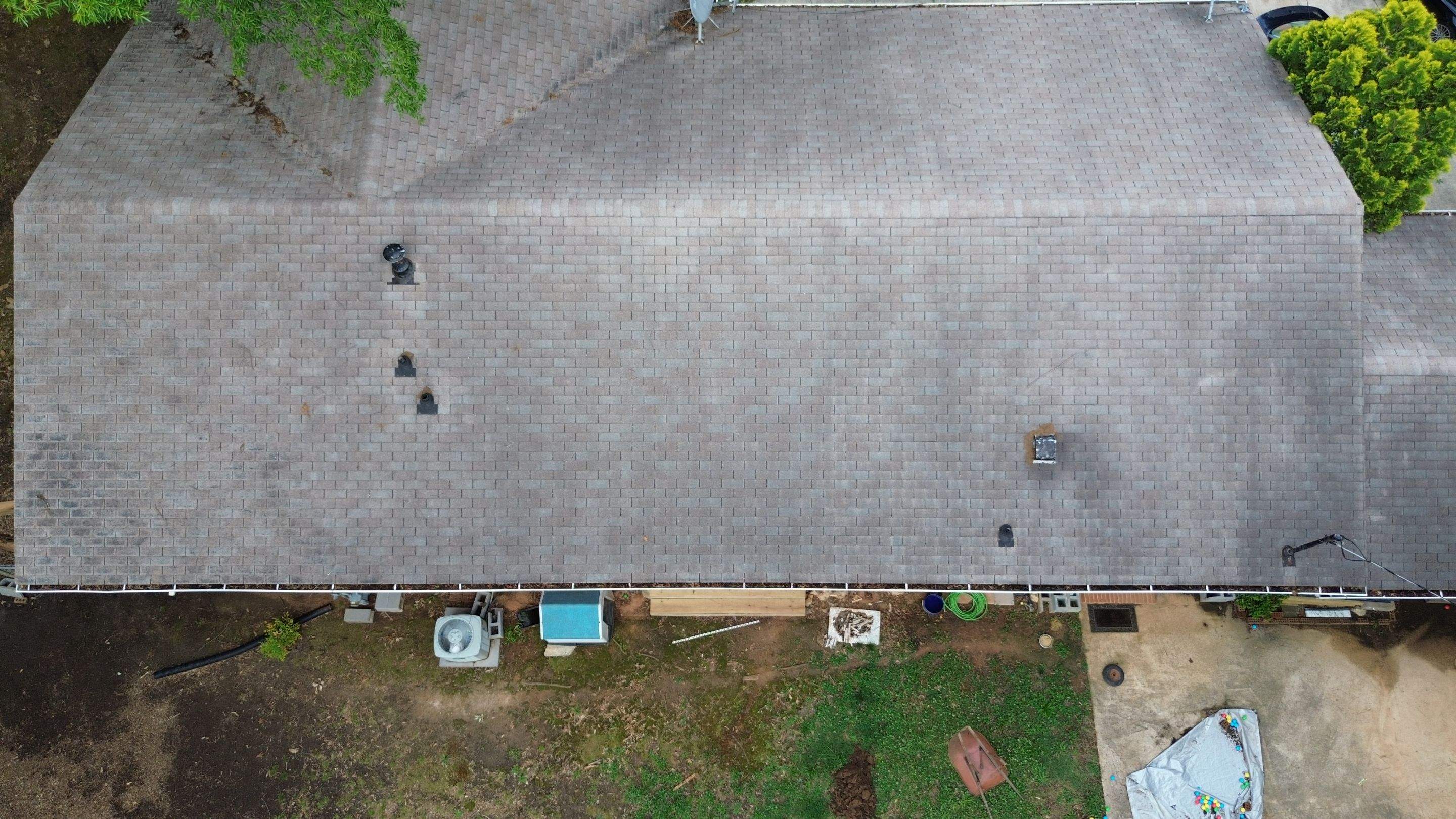 Roof replacement, gutter and interior repair by hail damage by Just Brilliant Restoration JBR