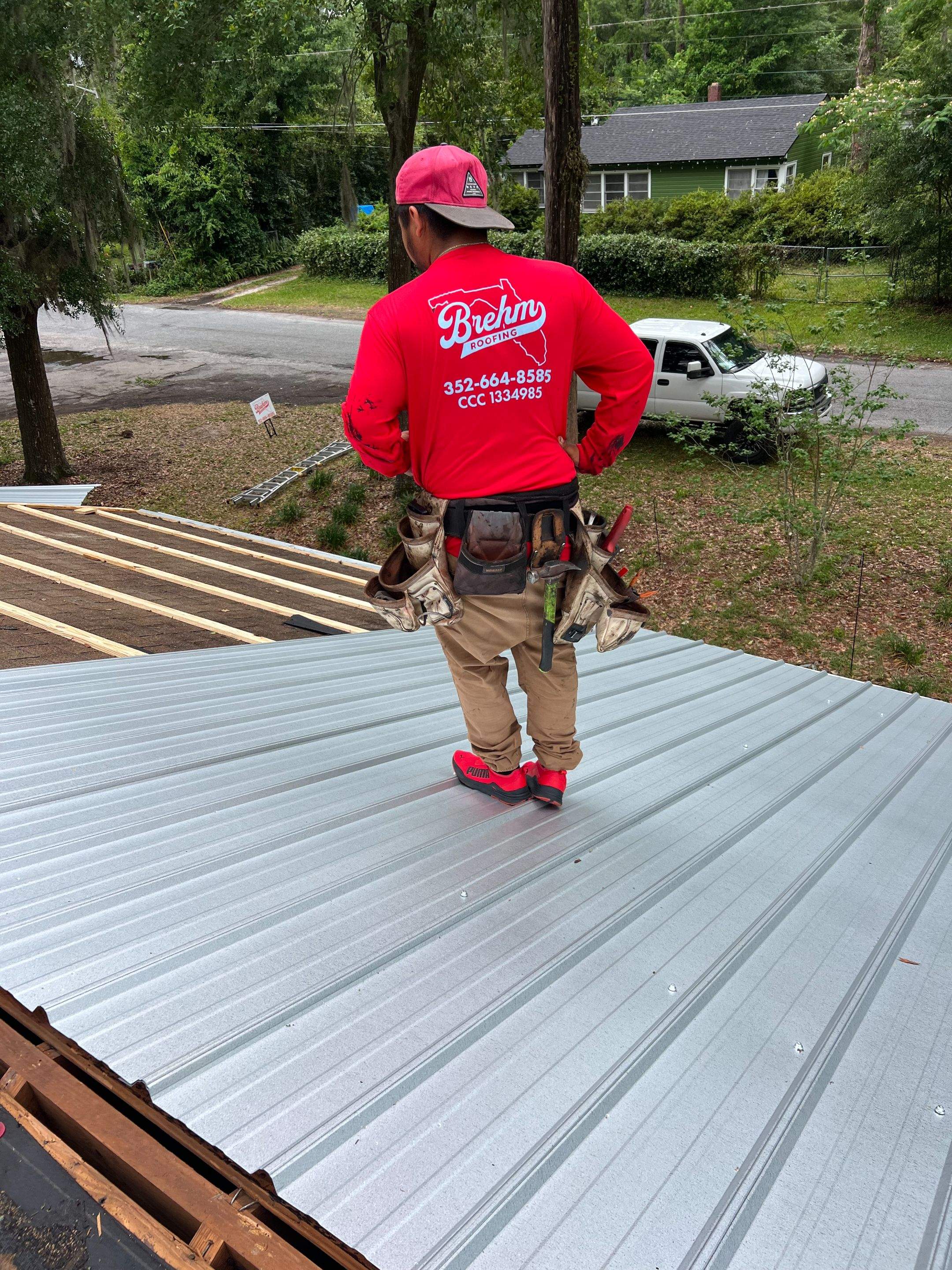 Metal Roof Replacement in Gainesville, Florida by Brehm Roofing