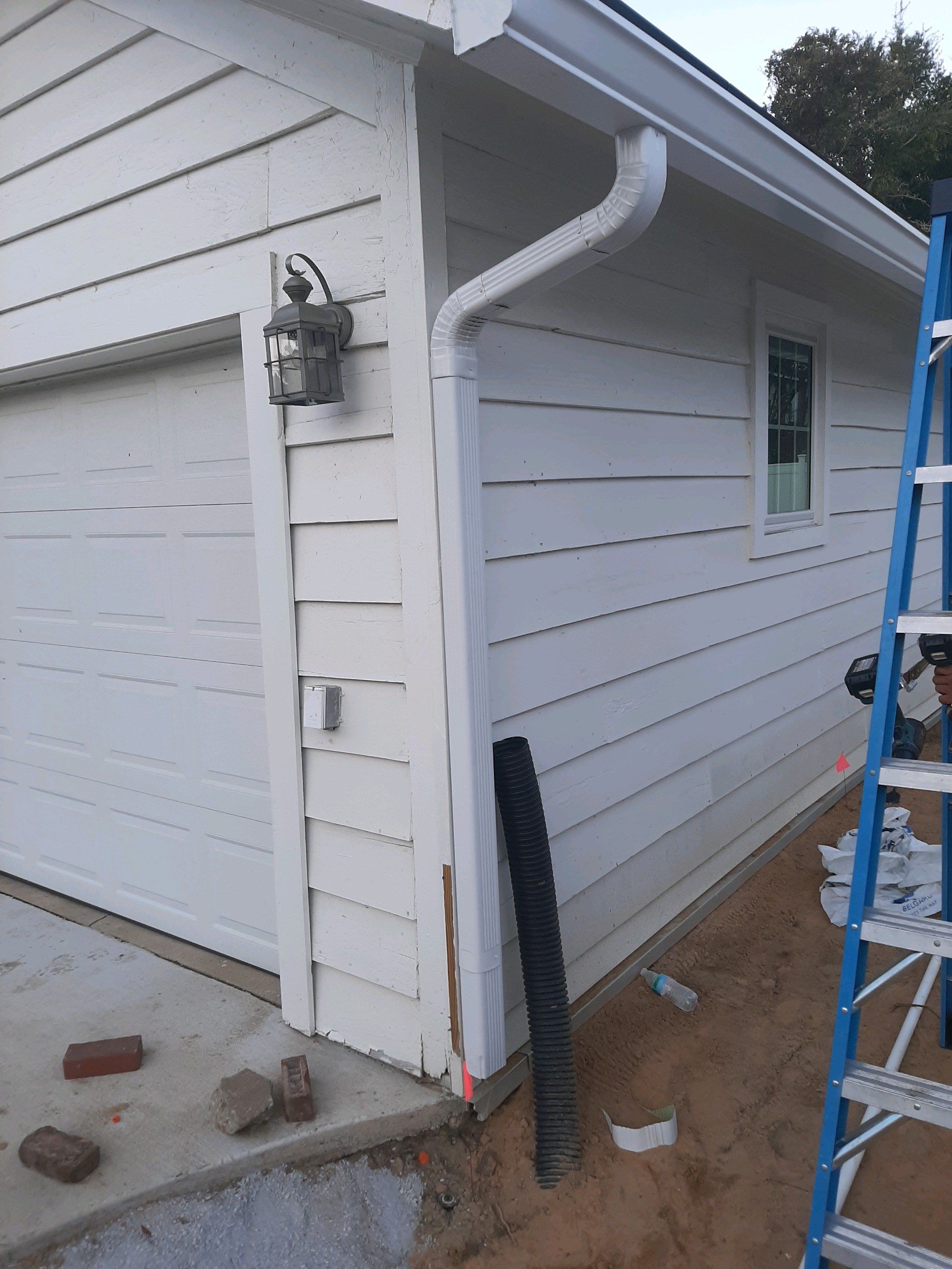 Gutter Installation using K-Style Seamless Gutters by Gutter Professors