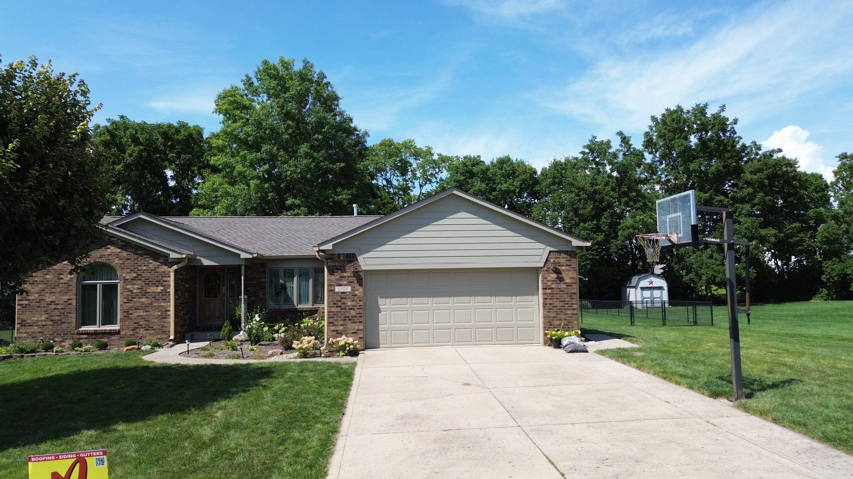 Project in Greenwood by Moss Roofing
