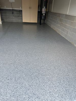 Garage Floor Coating using Tidal Wave