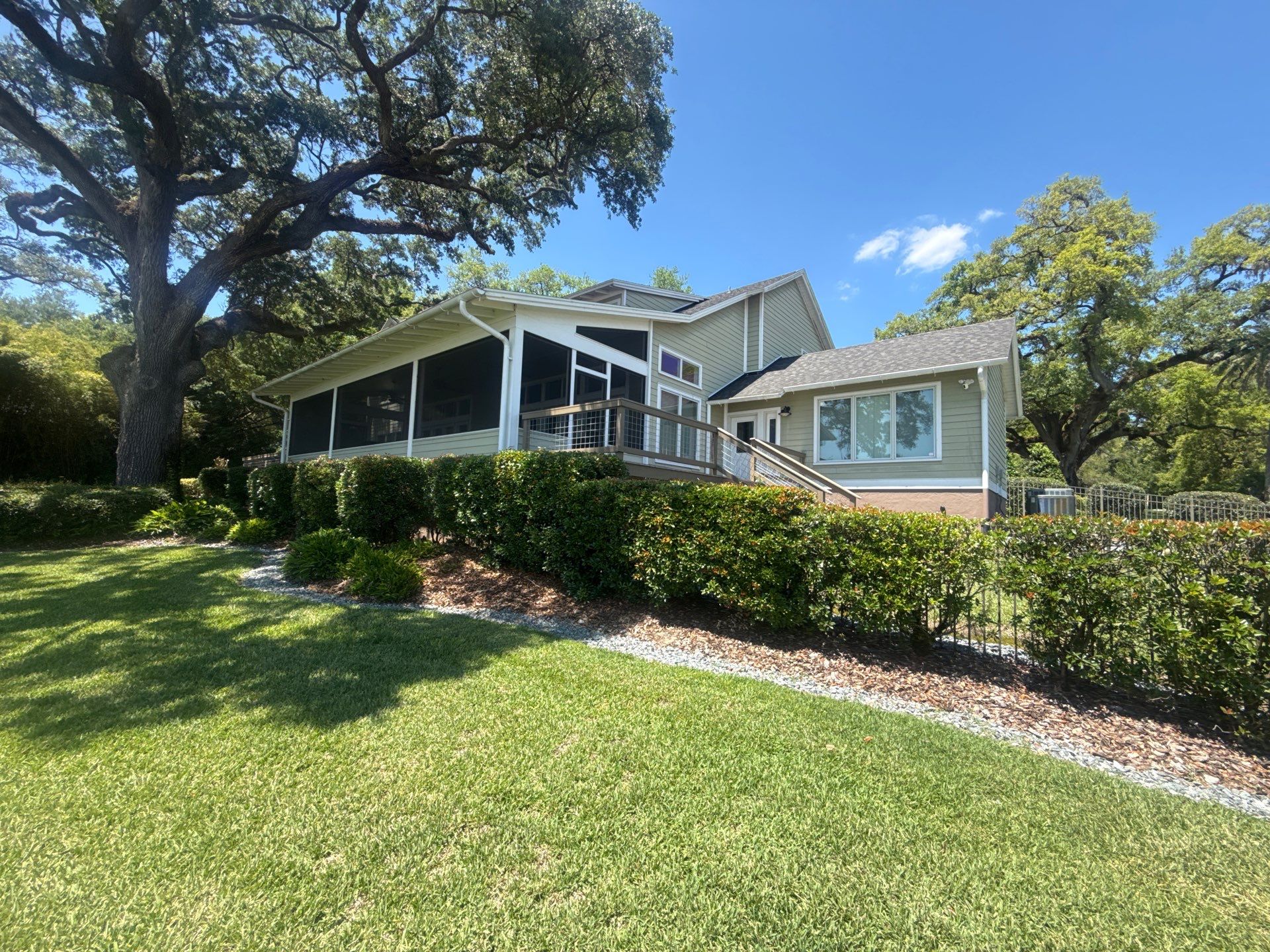 Roof and Exterior Cleaning for Ocklawaha Lakefront Residence by Infinite Exteriors LLC