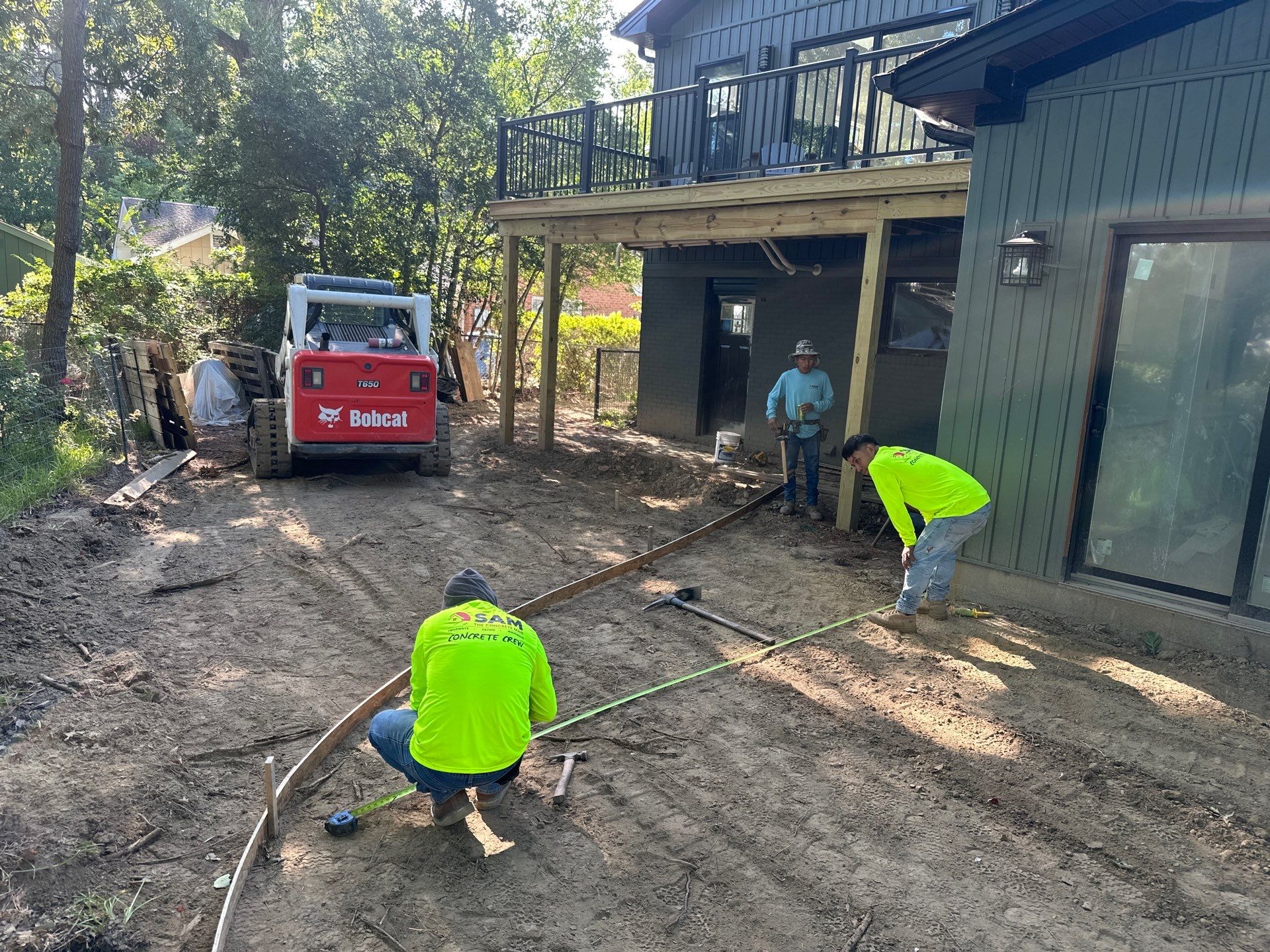 Project in Virginia Beach by Sam The Concrete Man Virginia Beach